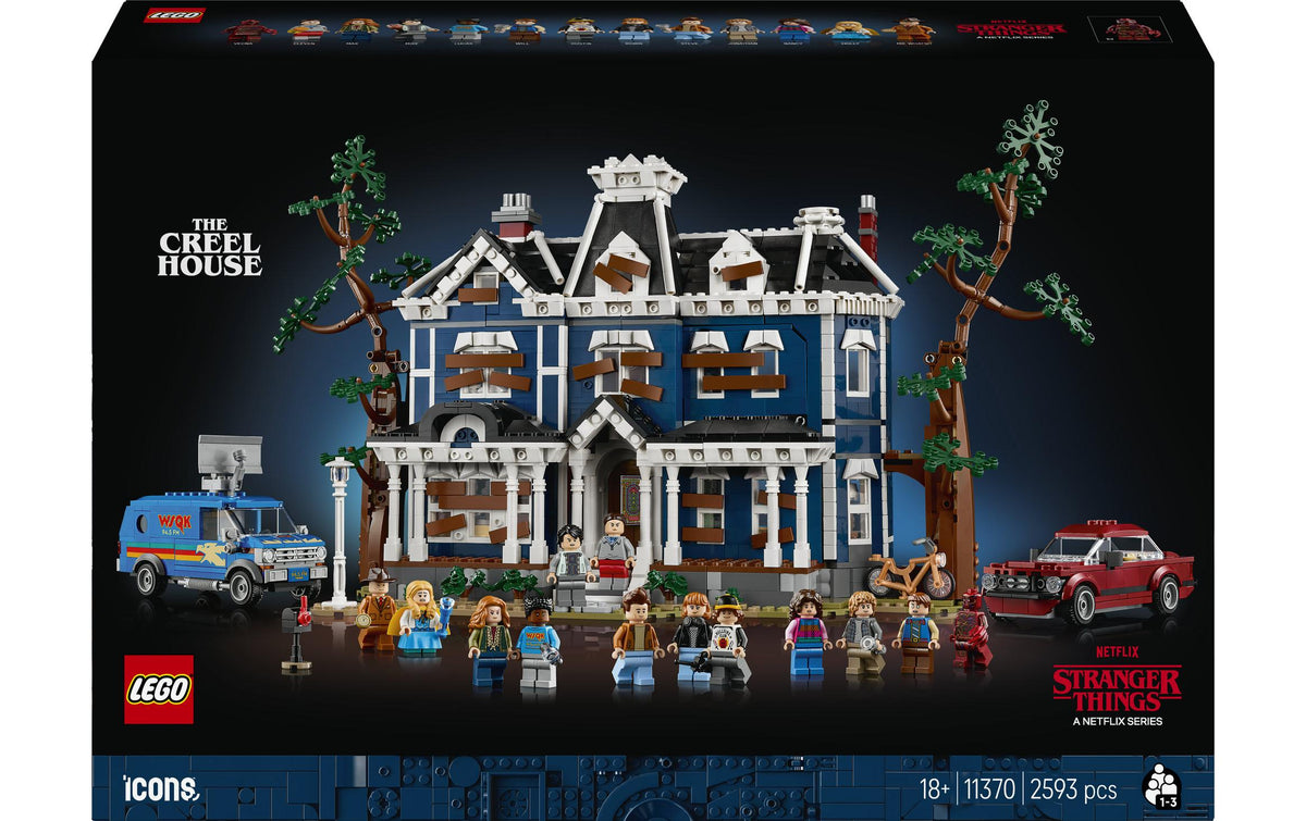 LEGO Icons 3D-Puzzle Stranger Things: The Creel House – 2593 Teile – ab 18 Jahren