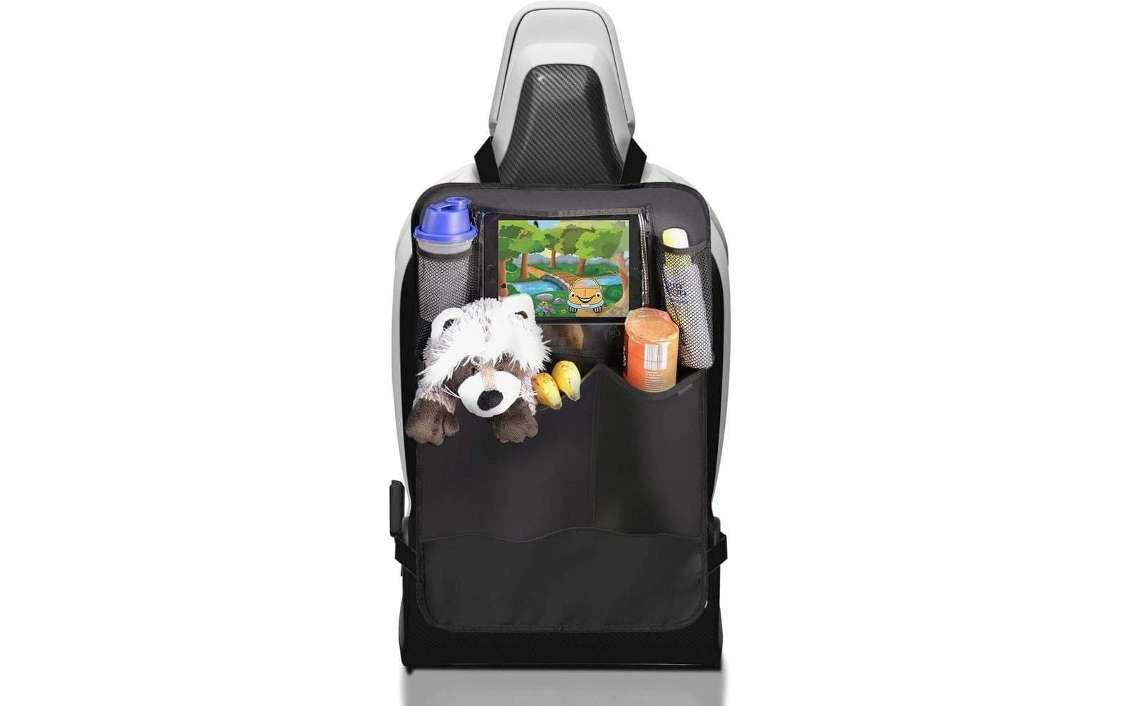 MyHappyRide – Rücklehnenschutz – 46 × 71 cm – Schwarz, Leder