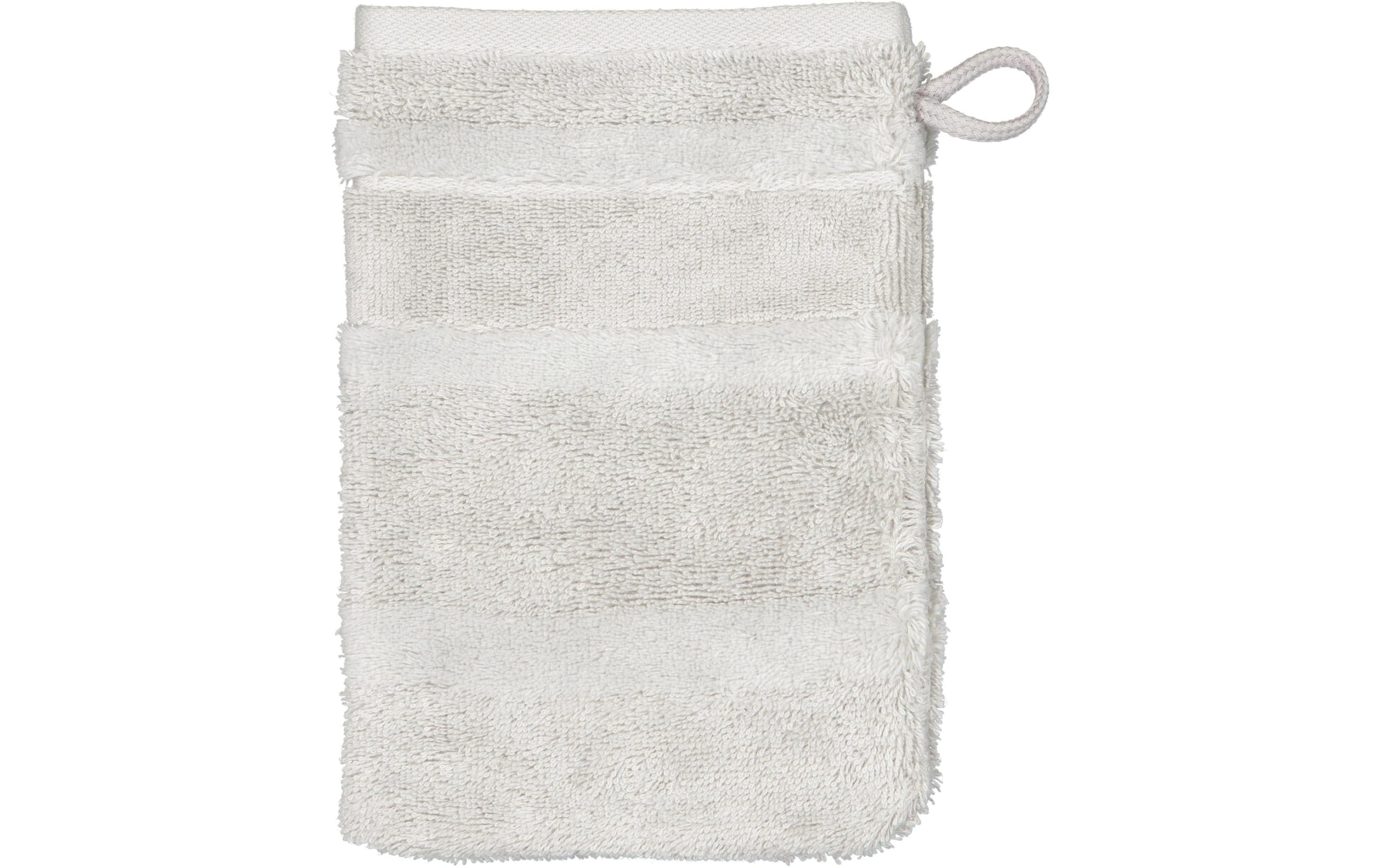 Cawö Waschlappen Noblesse – 16 × 22 cm, Grau, Baumwolle, OEKO-TEX