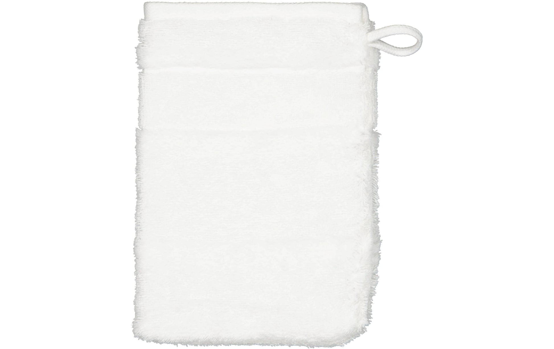 Cawö Waschhandschuh – 16×22 cm, Baumwolle, Weiss