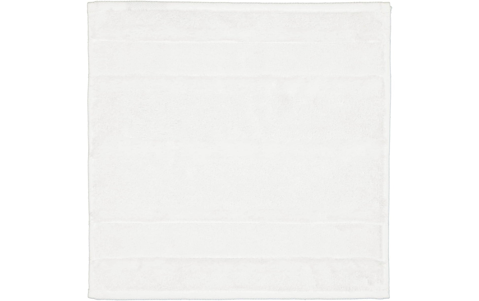 Cawö Waschlappen Noblesse – 30×30 cm, Baumwolle, Weiss