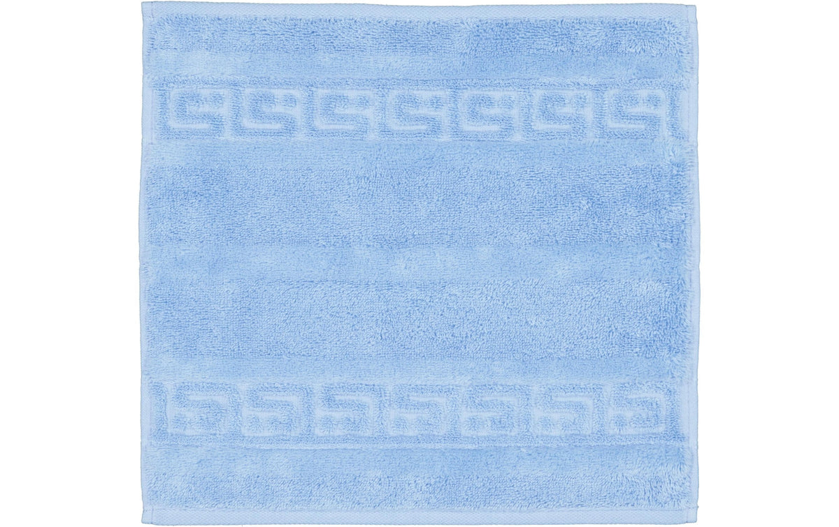 Cawö Waschlappen Noblesse – 30×30 cm, Baumwolle, Blau