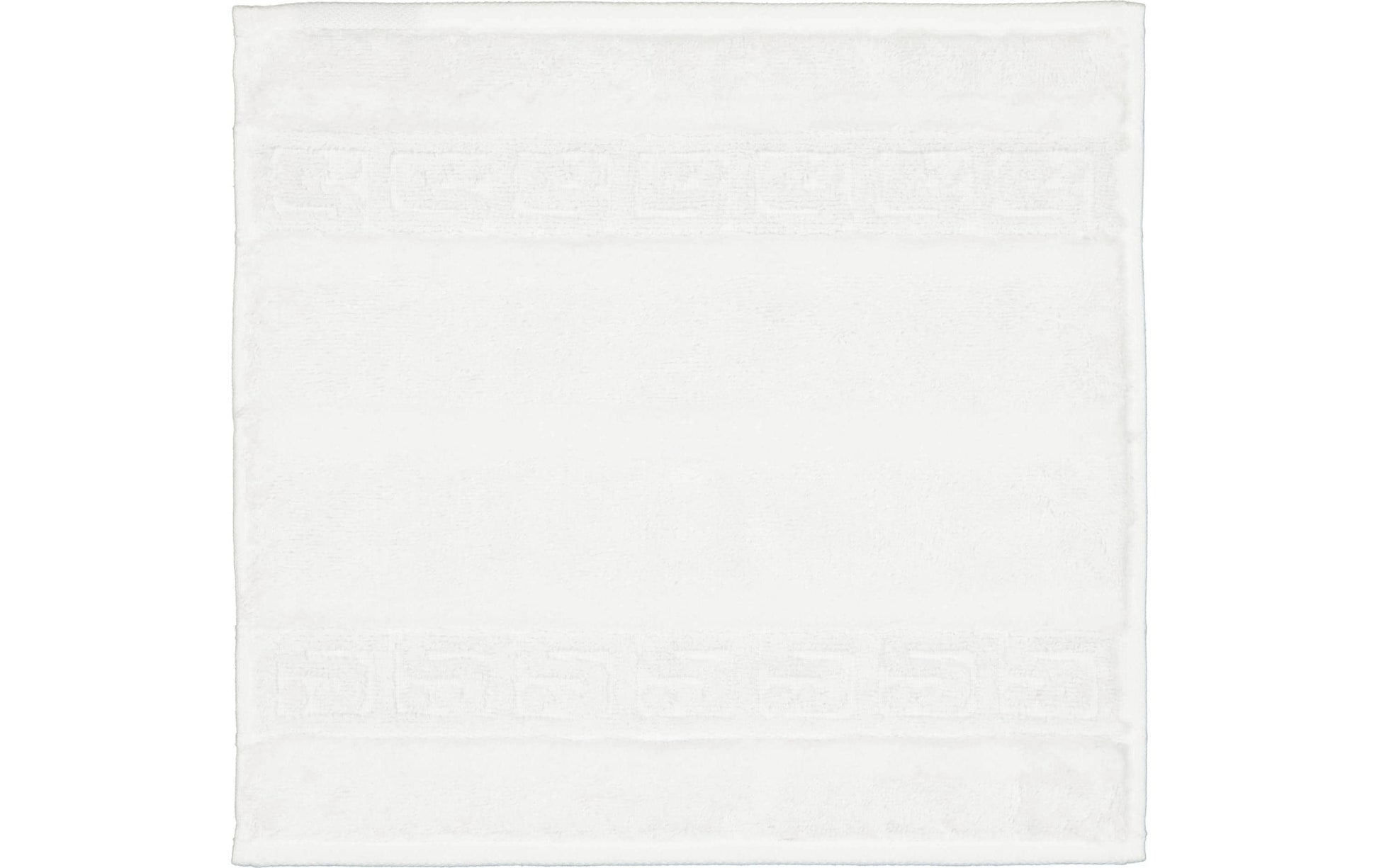 Cawö Waschlappen Noblesse – 30×30 cm, 100% Baumwolle, Weiss
