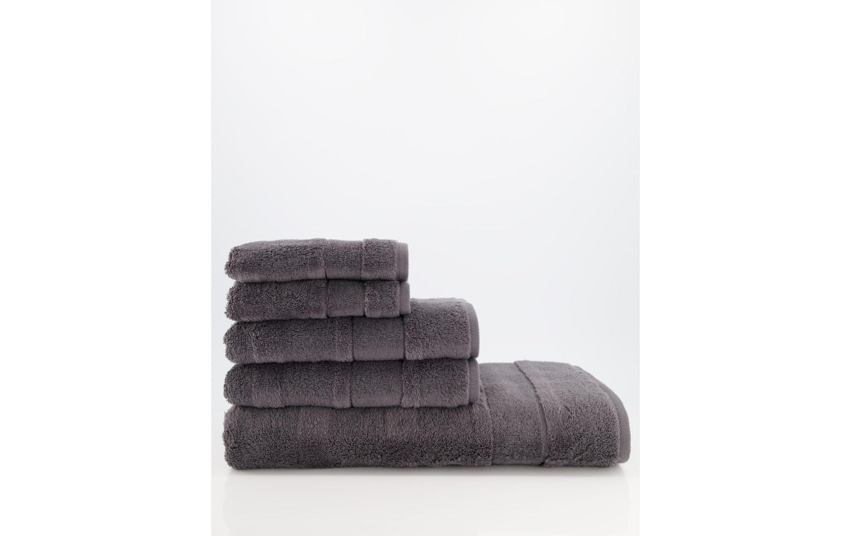Cawö Seiftuch Noblesse – 30 × 30 cm, Dunkelgrau, Baumwolle, OEKO-TEX
