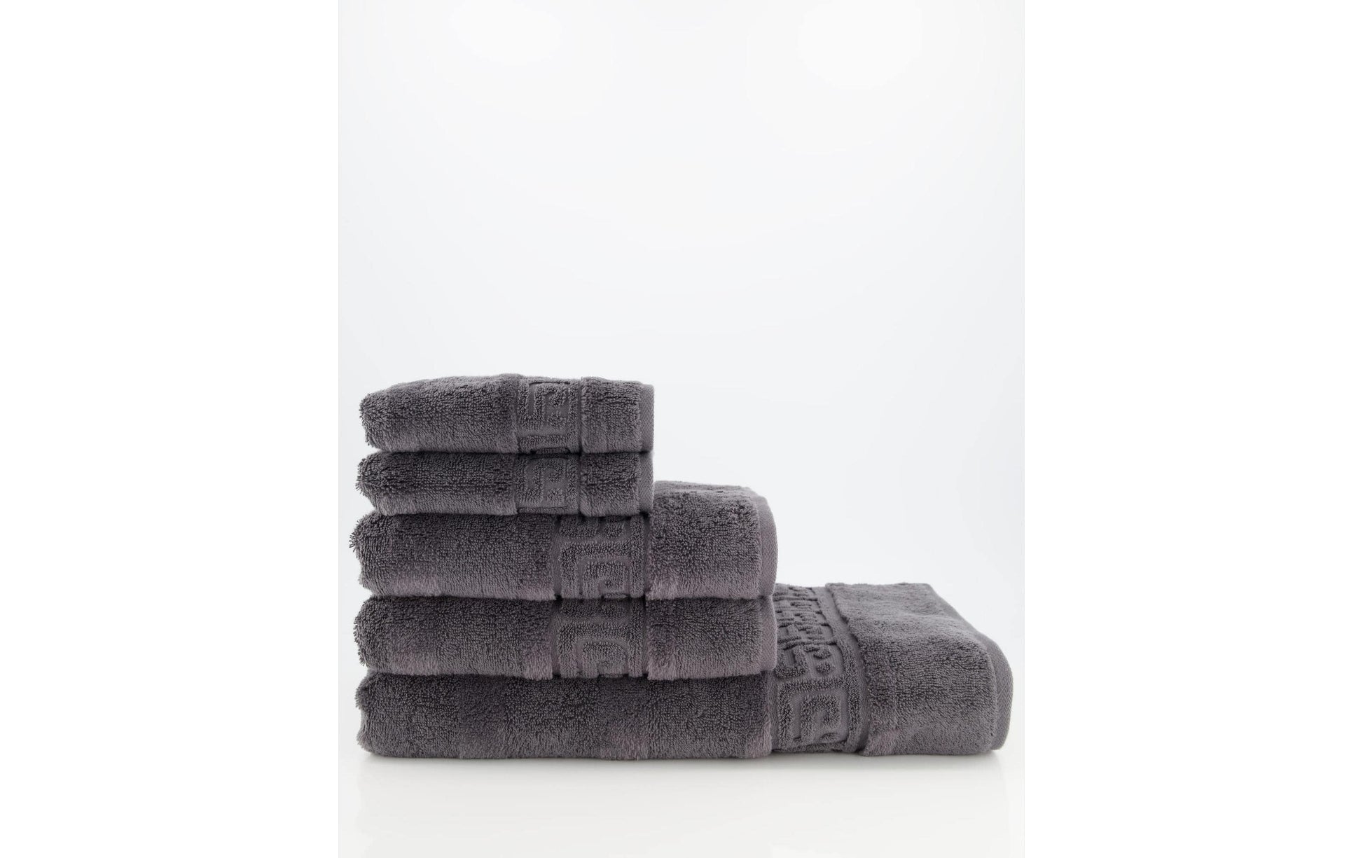 Cawö Waschhandschuh Noblesse – 16×22 cm, Baumwolle, Dunkelgrau