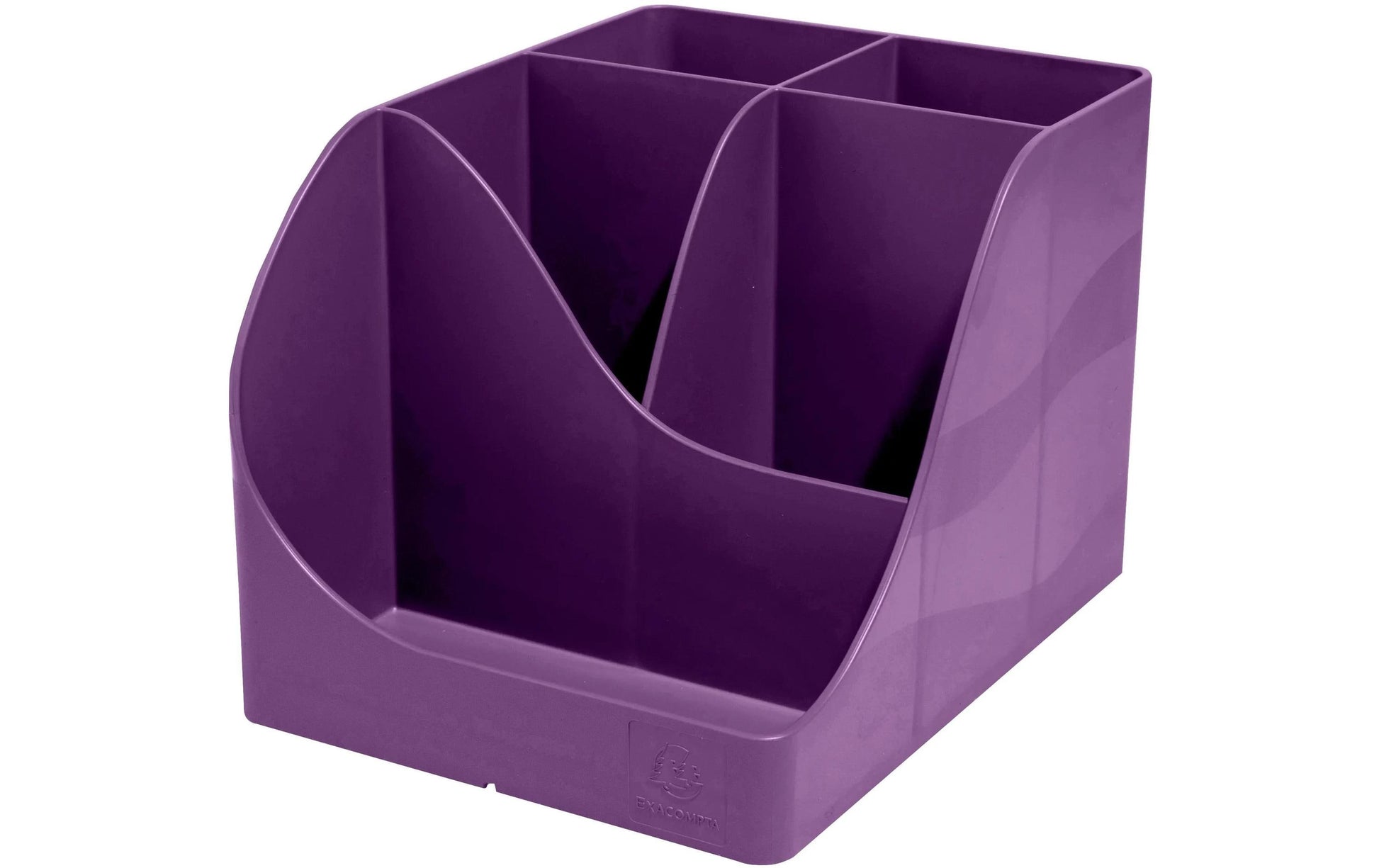 Exacompta Pen-Wave Titan Stifteköcher – 5 Fächer, mehrfarbig, Kunststoff, B 119 × H 155 × T 109 mm