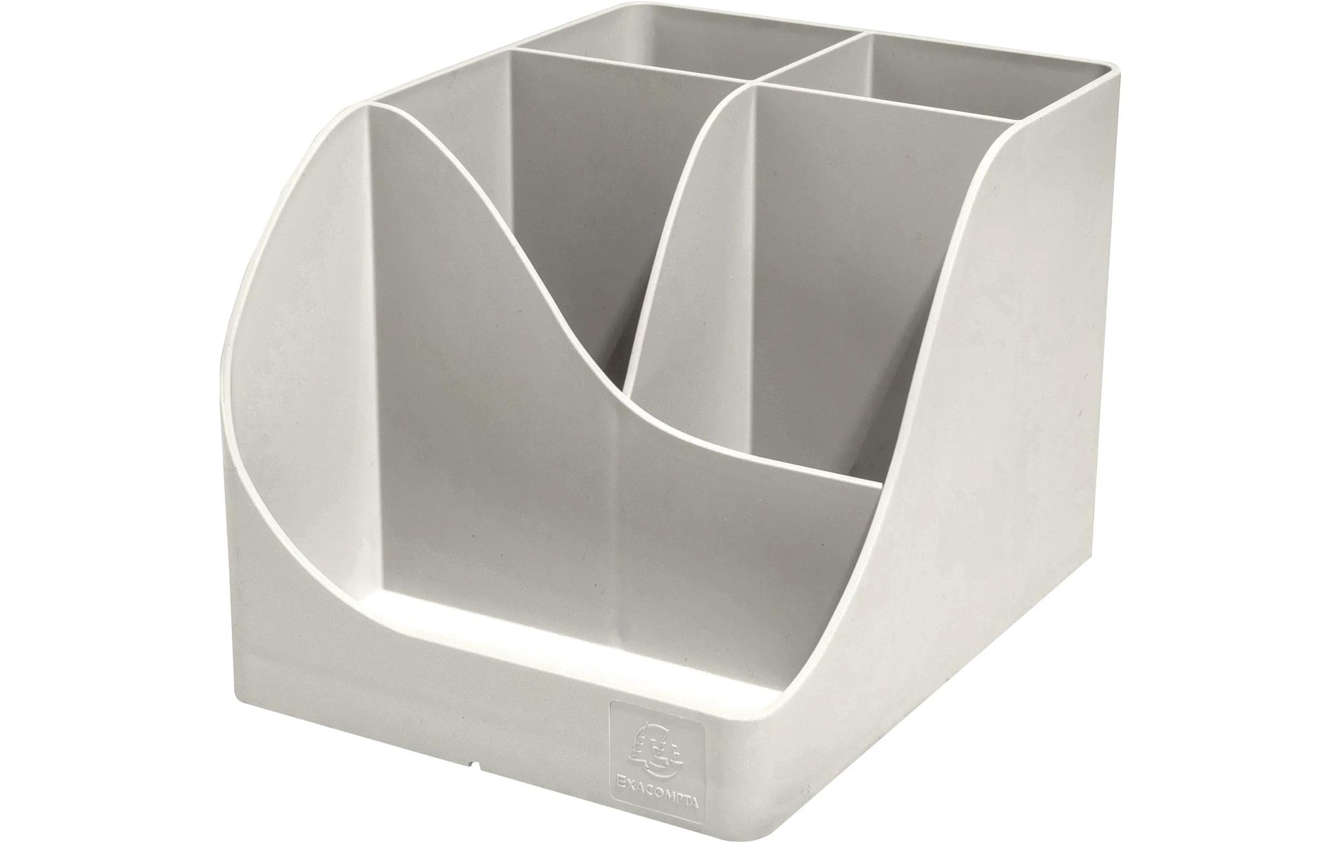 Exacompta Pen-Wave Titan Stifteköcher – 5 Fächer, mehrfarbig, Kunststoff, B 119 × H 155 × T 109 mm