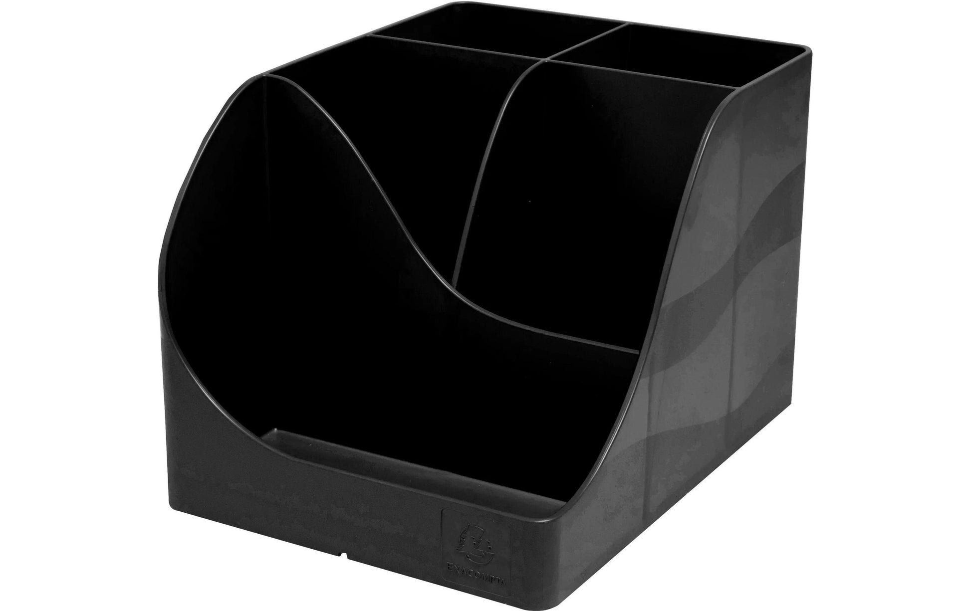 Exacompta Pen-Wave Titan Stifteköcher – 5 Fächer, mehrfarbig, Kunststoff, B 119 × H 155 × T 109 mm