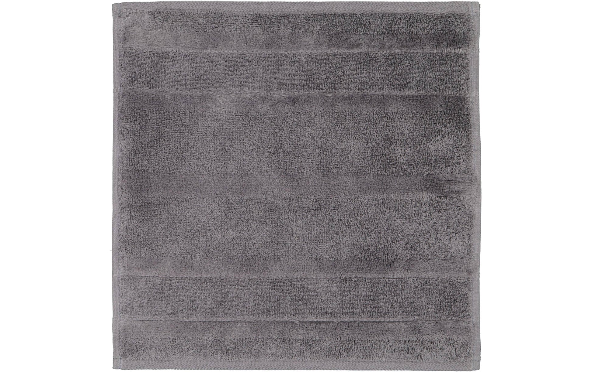 Cawö Seiftuch Noblesse – 30 × 30 cm, Dunkelgrau, Baumwolle, OEKO-TEX