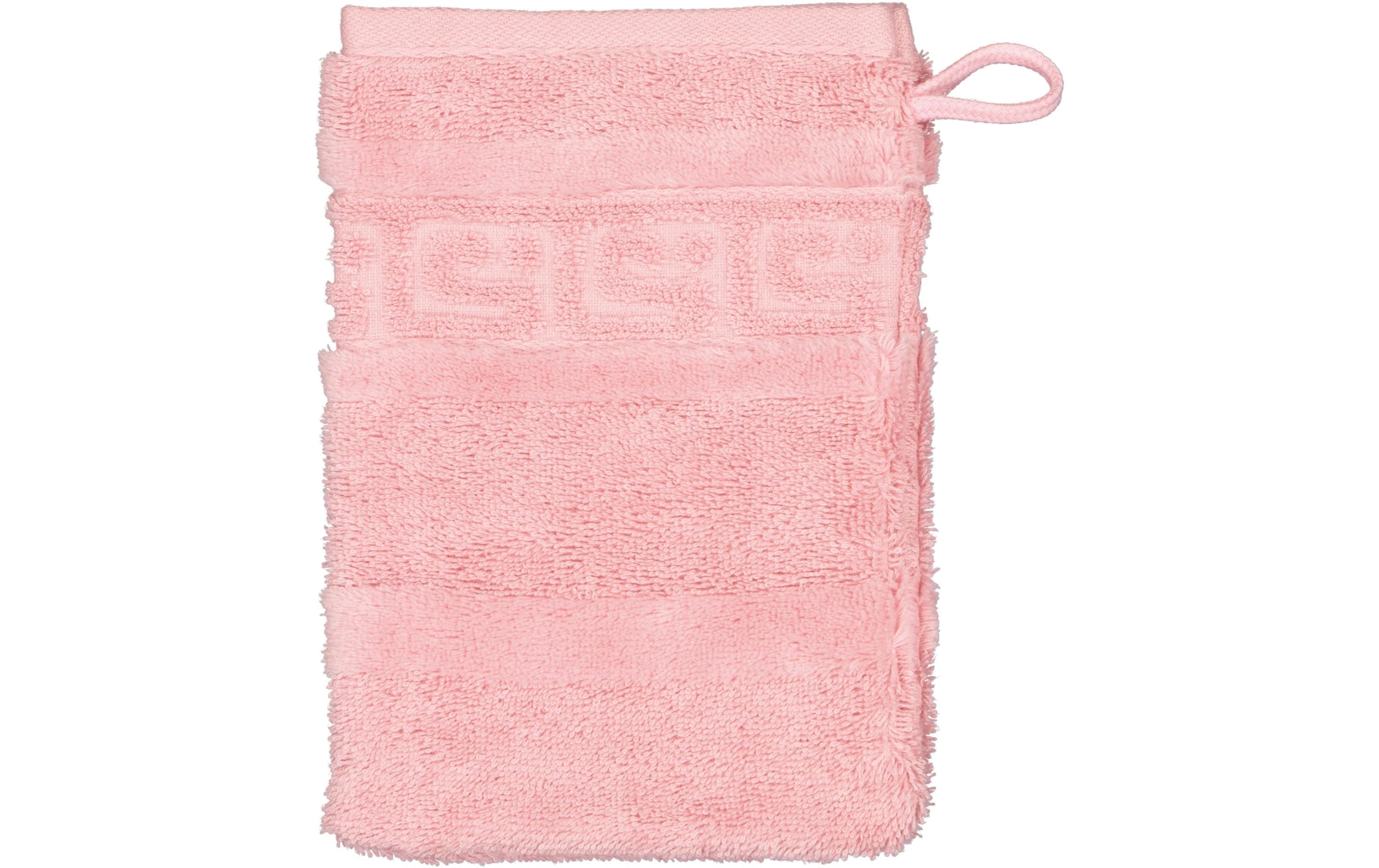Cawö Waschhandschuh Noblesse – 16×22 cm, Baumwolle, Rosa