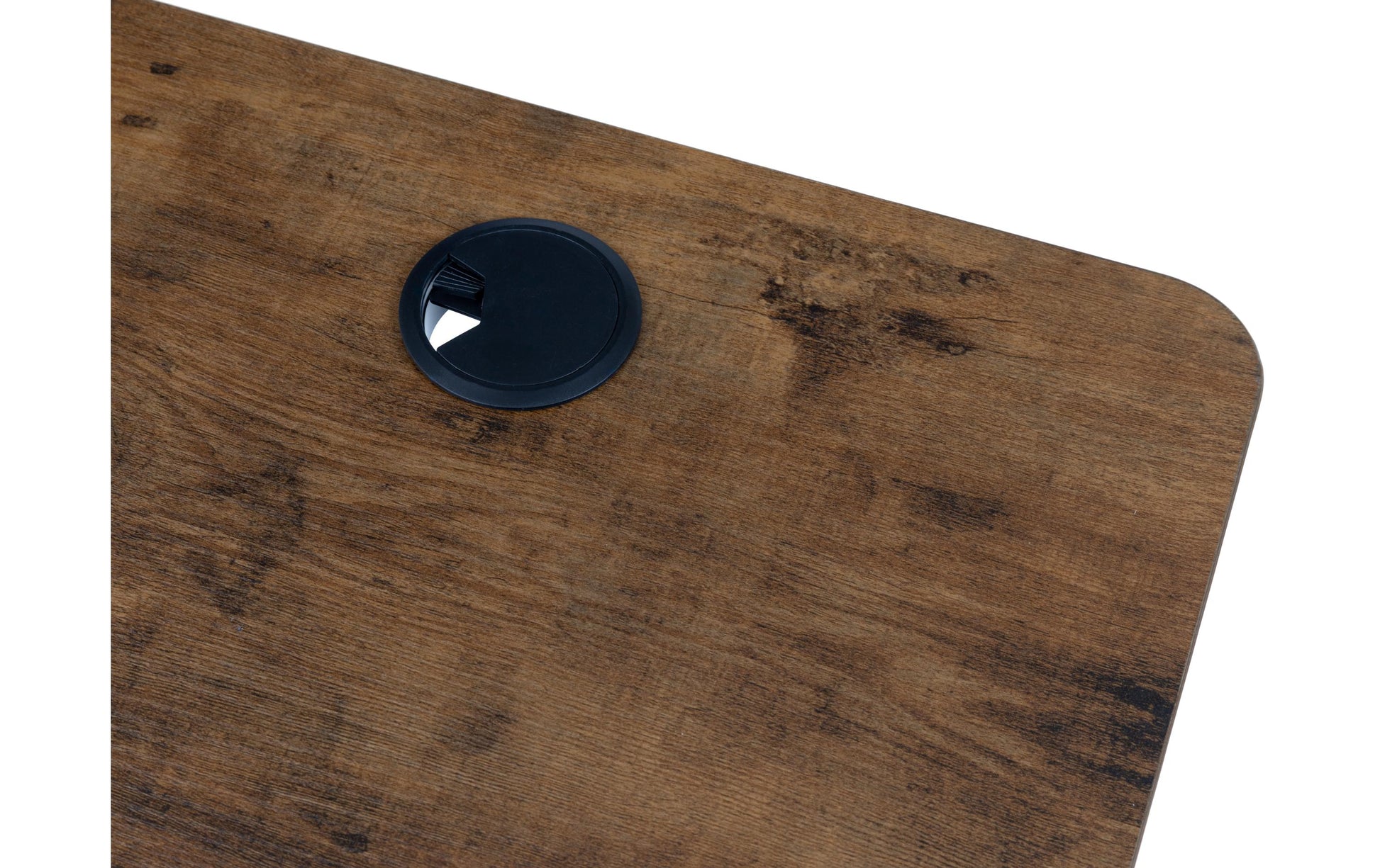 Onit Höhenverstellbarer Tisch, 140 × 60 cm, elektrisch, 70 kg, Schwarz/Braun, MDF/Metall