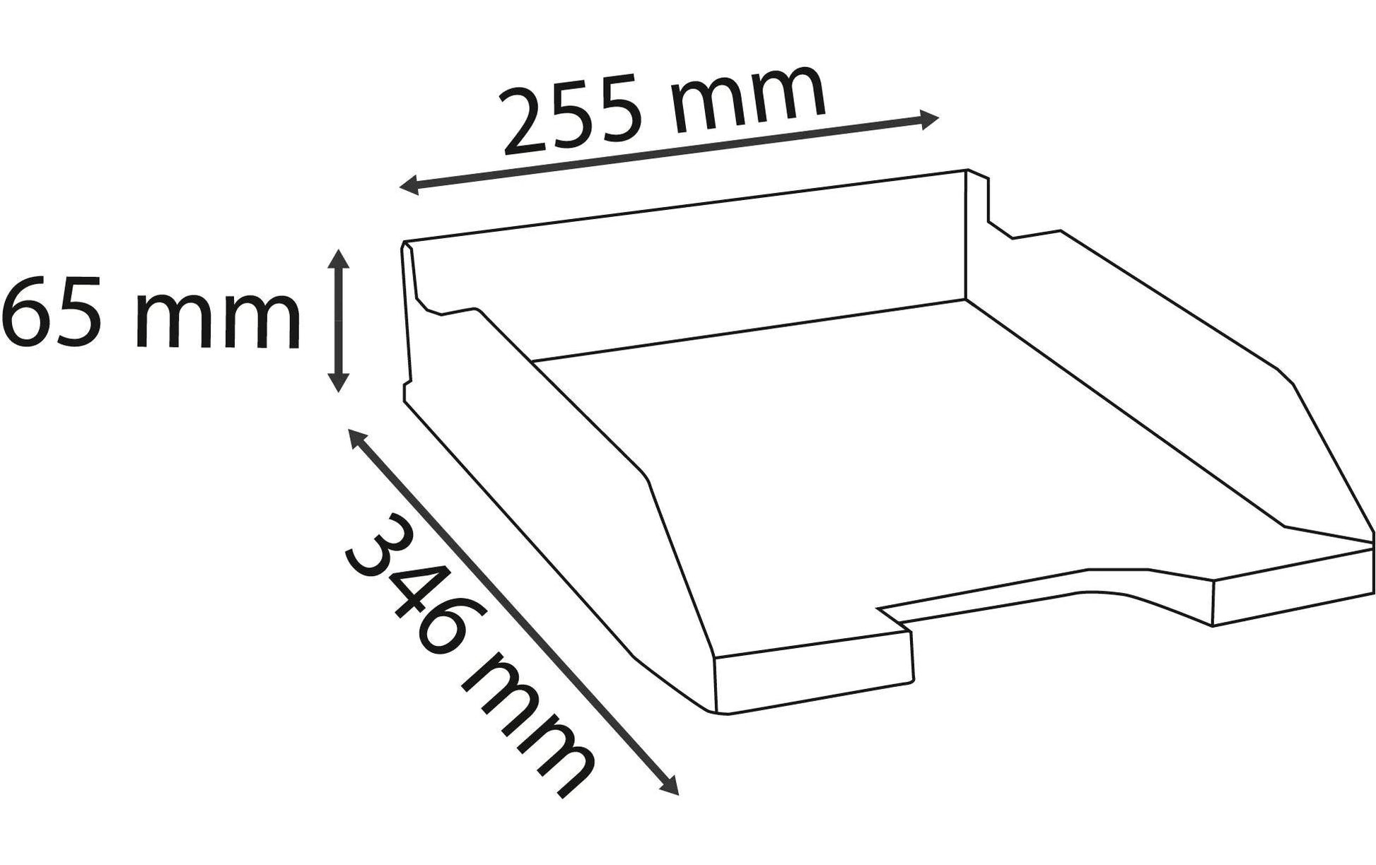Exacompta Briefkorb-Set, Kunststoff, Mehrfarbig, 4er-Set, 254 × 243 × 346 mm