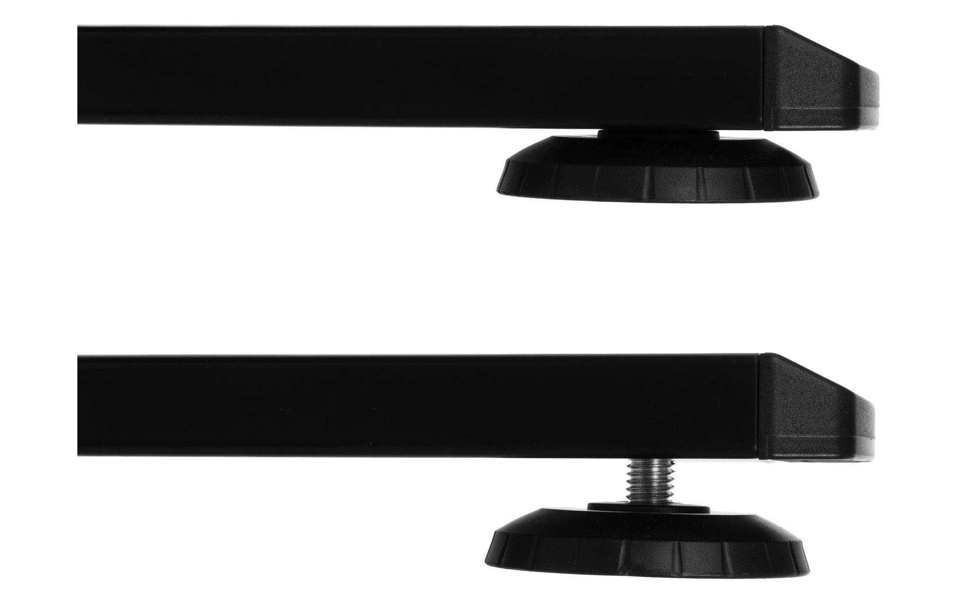 Onit Höhenverstellbarer Tisch, 140 × 60 cm, elektrisch, 70 kg, Schwarz/Braun, MDF/Metall