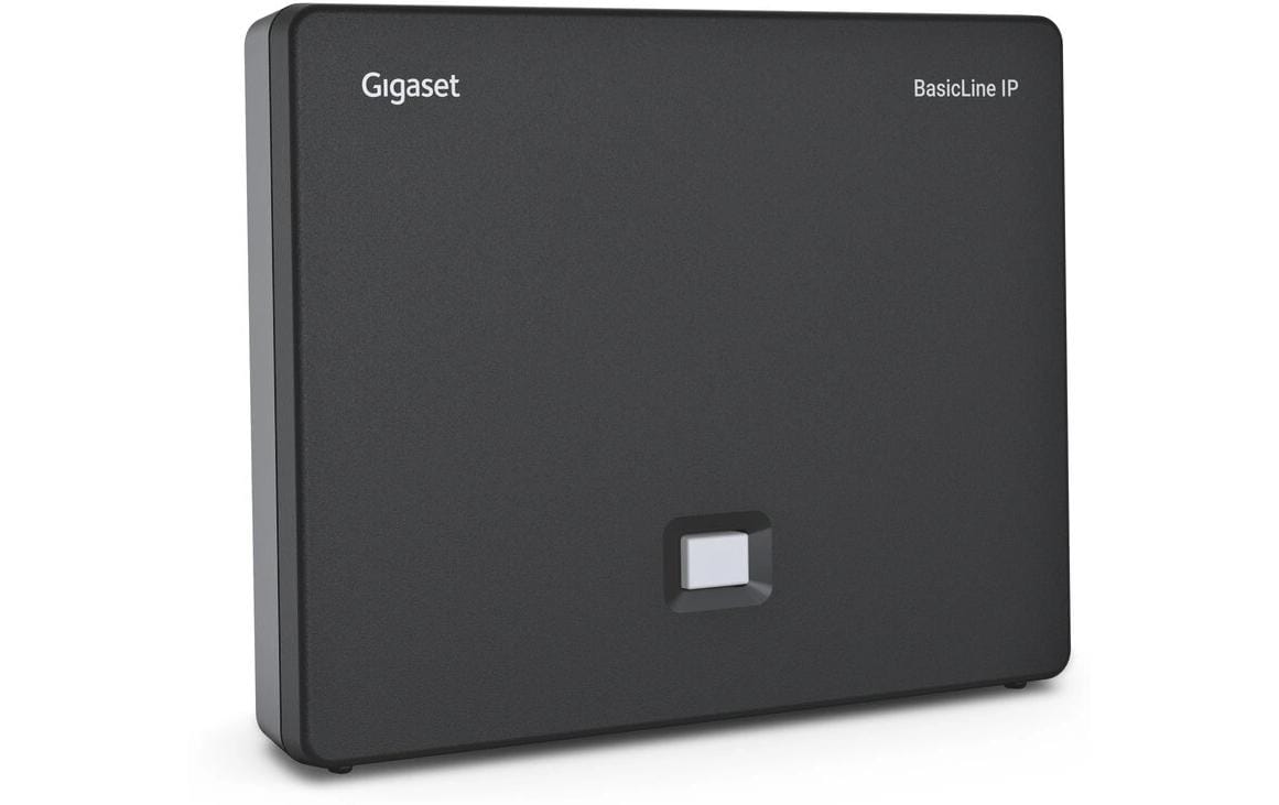 Gigaset BasicLine IP – DECT-Telefon mit Basis, 4 SIP-Konten, 4 gleichzeitige Gespräche, max. 6 Mobilteile, USB