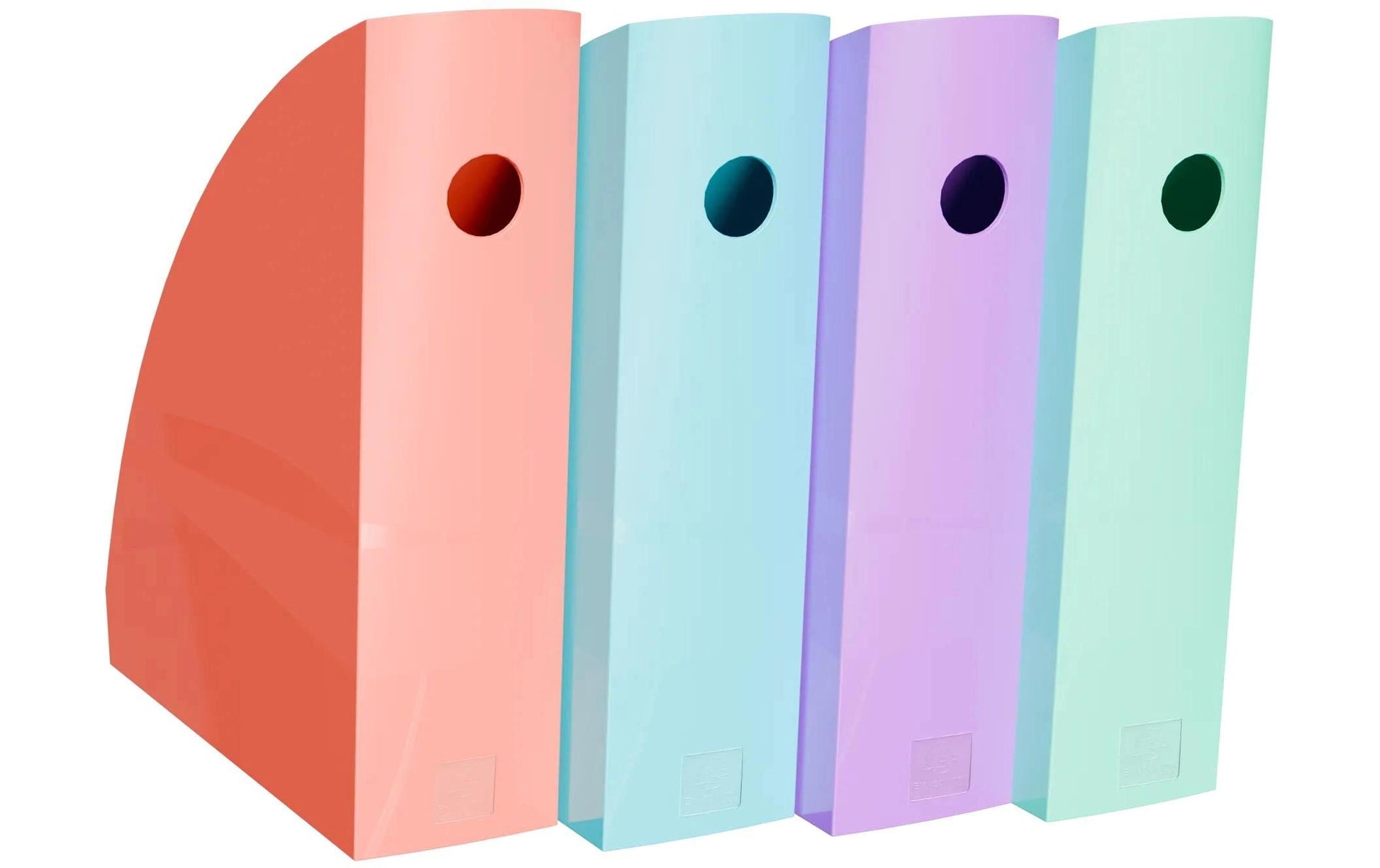 Exacompta Stehsammler – A4 – Kunststoff – Mehrfarbig – 82 × 266 × 305 mm – 4 Stk.