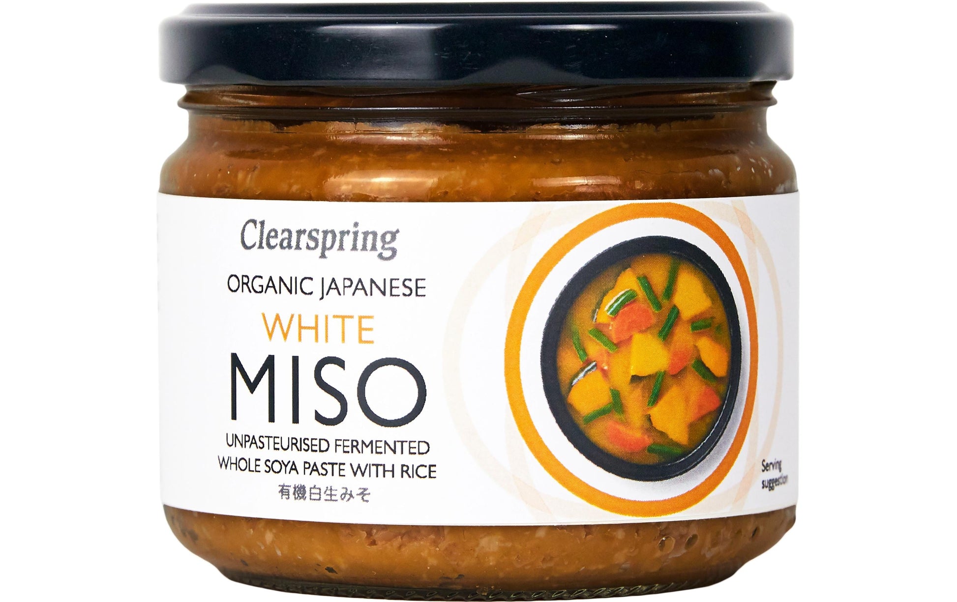 Clearspring Würzpaste Weiss Miso (Japanisch), Bio, Vegan – 270 g