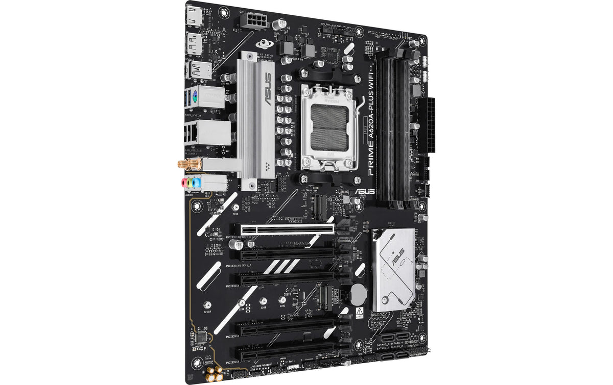 ASUS PRIME A620A-PLUS WIFI – Mainboard – Sockel AM5, AMD A620A, ATX, DDR5