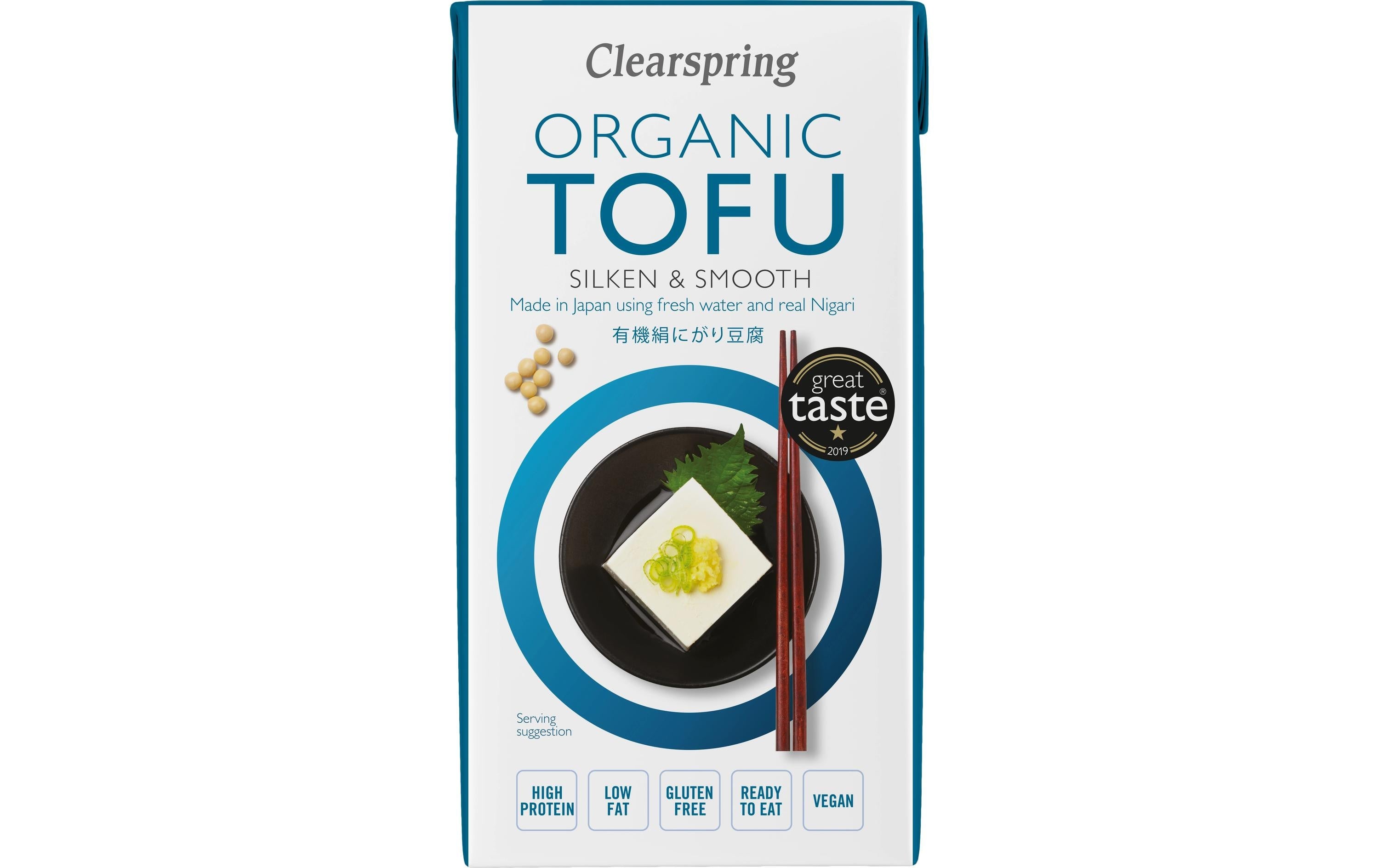 Clearspring Seidentofu Japanisch – Bio, glutenfrei – 300 g