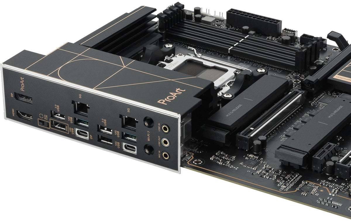 ASUS PROART B850-CREATOR WIFI NEO – Mainboard – Sockel AM5, AMD B850, ATX, DDR5, für Ryzen 7000/8000/9000