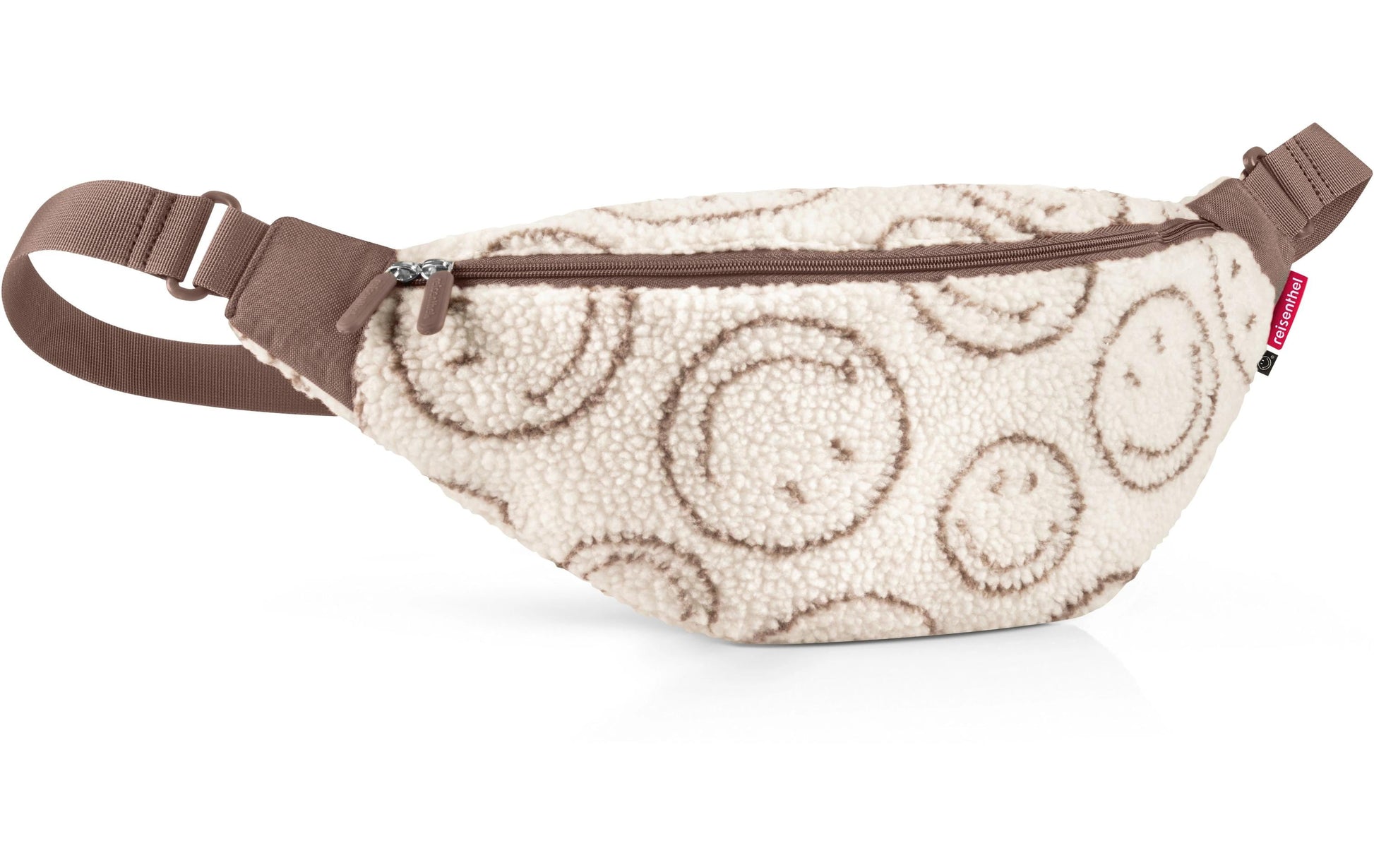 Reisenthel Bauchtasche City Beltbag – Reissverschluss, verstellbarer Gurt – 2 l – Beige, Braun