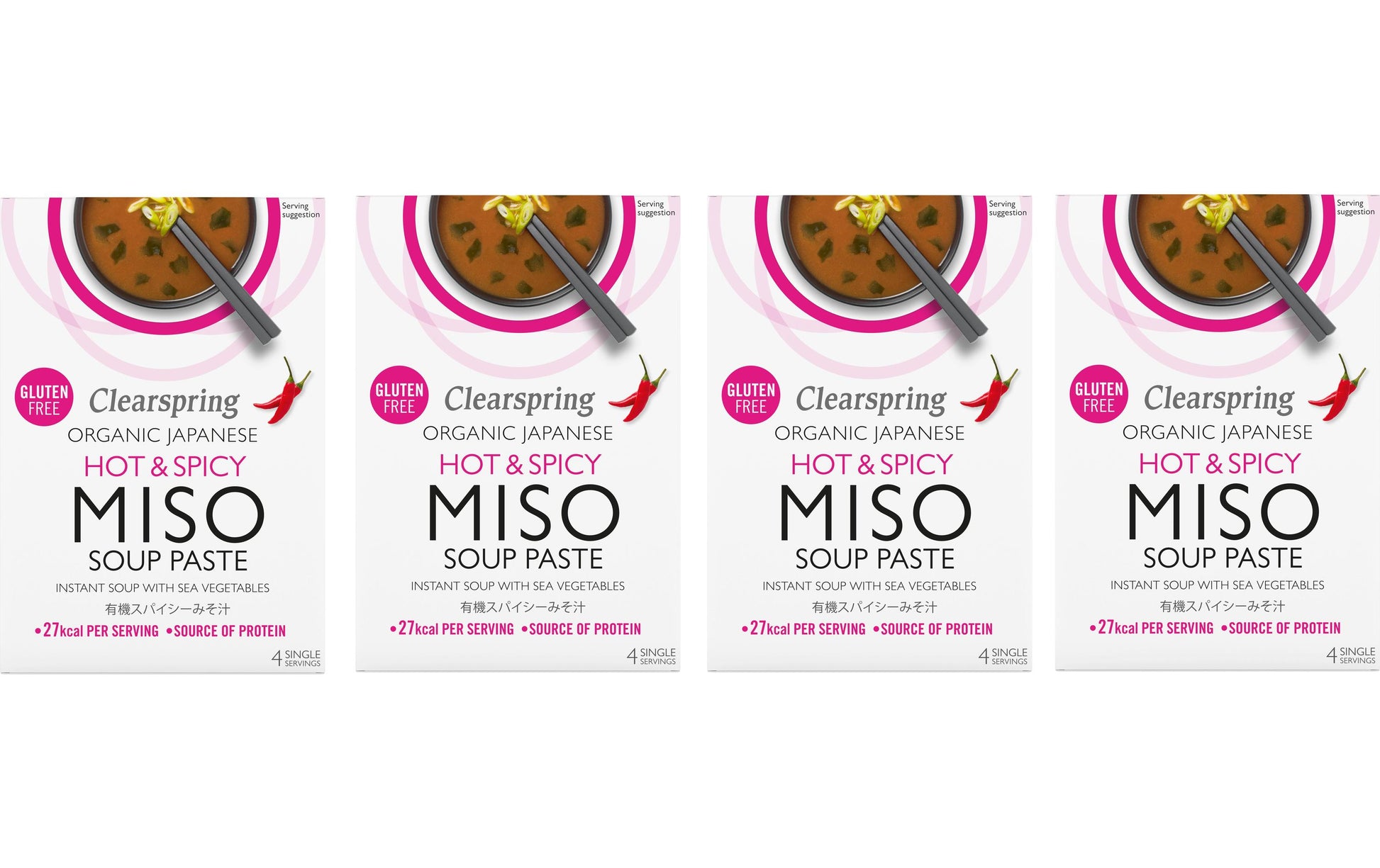 Clearspring Würzpaste braune Miso mit Meeresgemüse, scharf, Bio – 60 g
