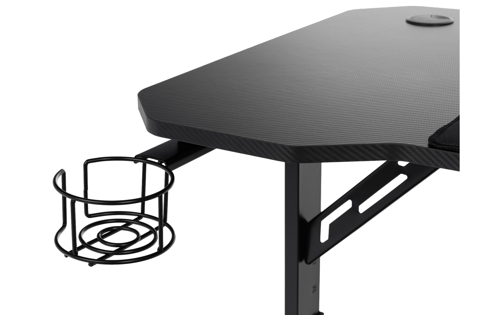 Onit Höhenverstellbarer Tisch, 140 × 60 cm, 70 kg, Schwarz, MDF/Metall