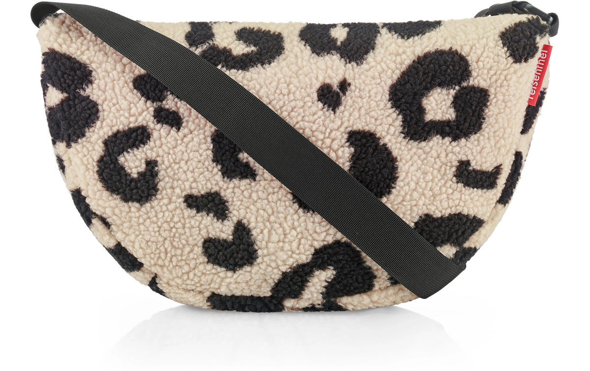 Reisenthel moonbag S – Umhängetasche, Polyester, Beige, Motiv Teddy Leo Cream