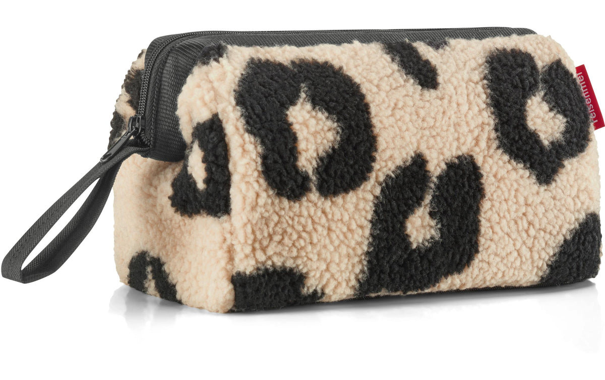Reisenthel Aufhängbarer, wasserabweisender Kulturbeutel – 4 l – beige – Teddy Leo Cream