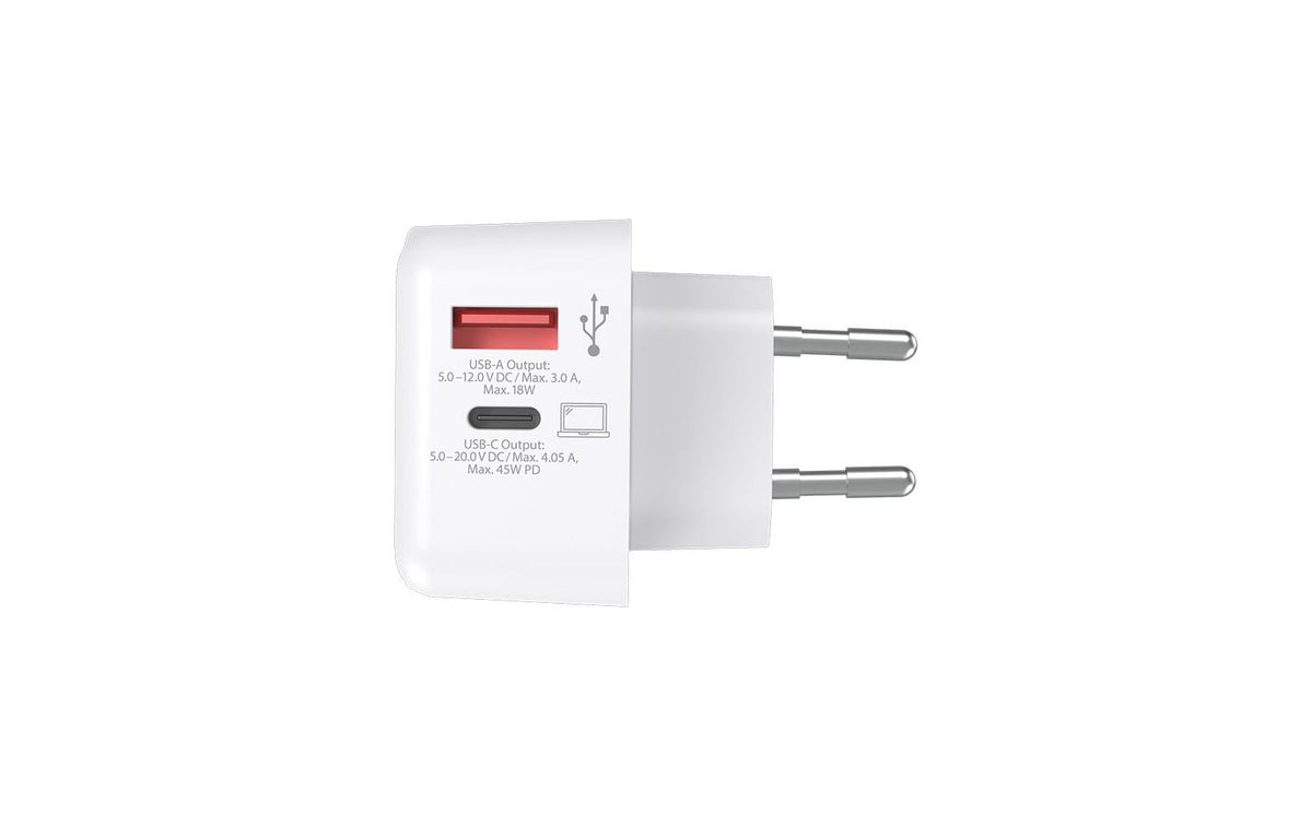Skross Reiseadapter – Australien/USA/China zu Europa/Schweiz/Grossbritannien u. a. – 1× USB PD 3.0, 2× USB