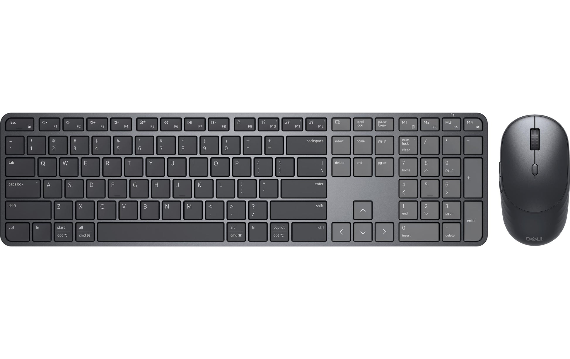 Dell Pro 7 Slim KM726 – Tastatur- und Maus-Set – QWERTZ (DE)