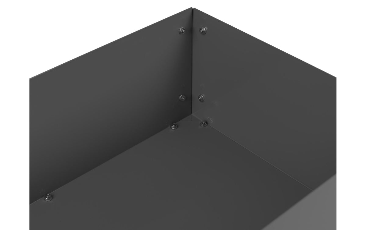 Cocon Hochbeet – 40 × 90 × 80 cm, Metall, Anthrazit, für Aussen