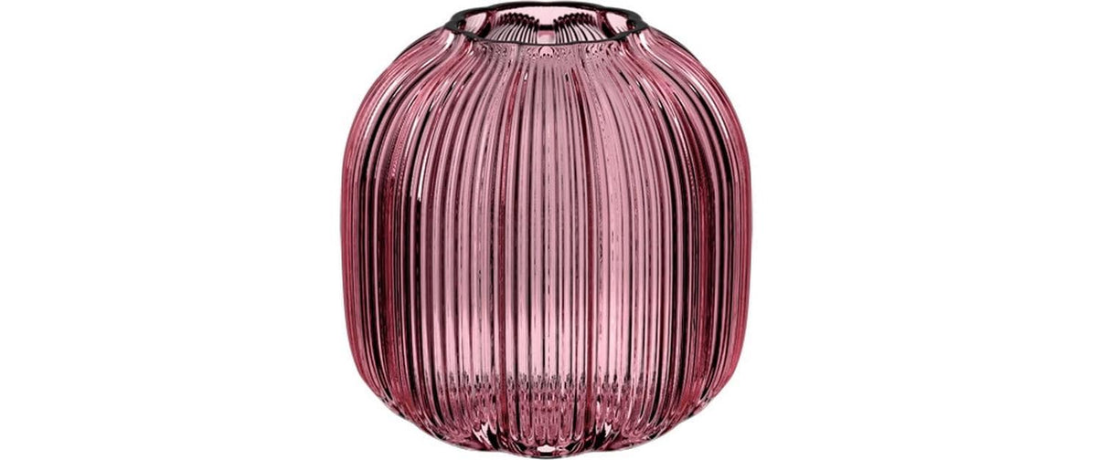 Villeroy & Boch Vase – Ø 11 × 11 cm – Glas, lila