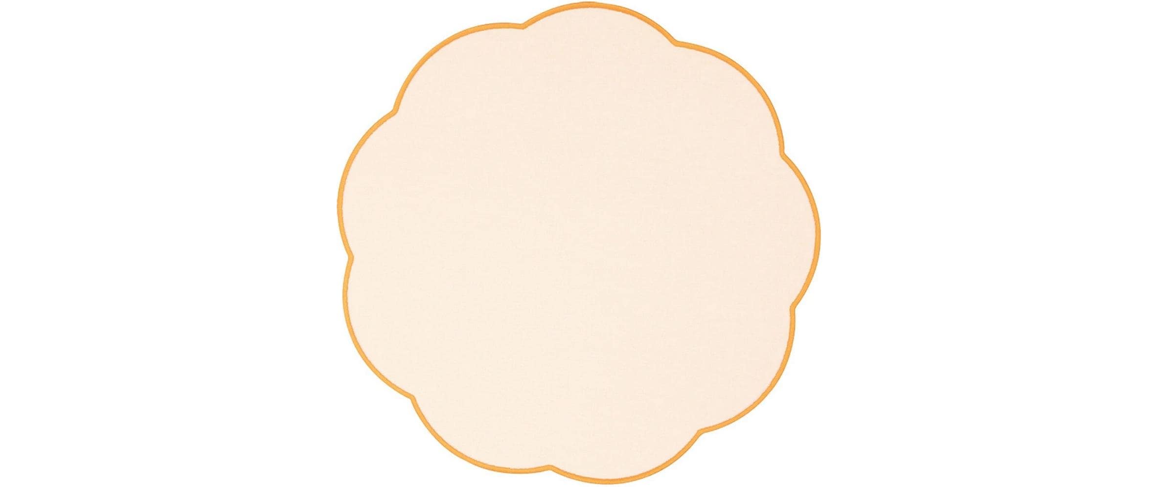 Villeroy & Boch Tischset Fleur – Baumwolle, Orange, 40 × 40 cm