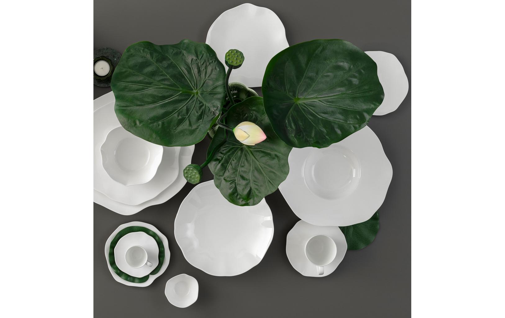 Villeroy & Boch Pura Platzteller – Ø 32,1 cm, H 2,8 cm, Porzellan, Weiss, spülmaschinenfest