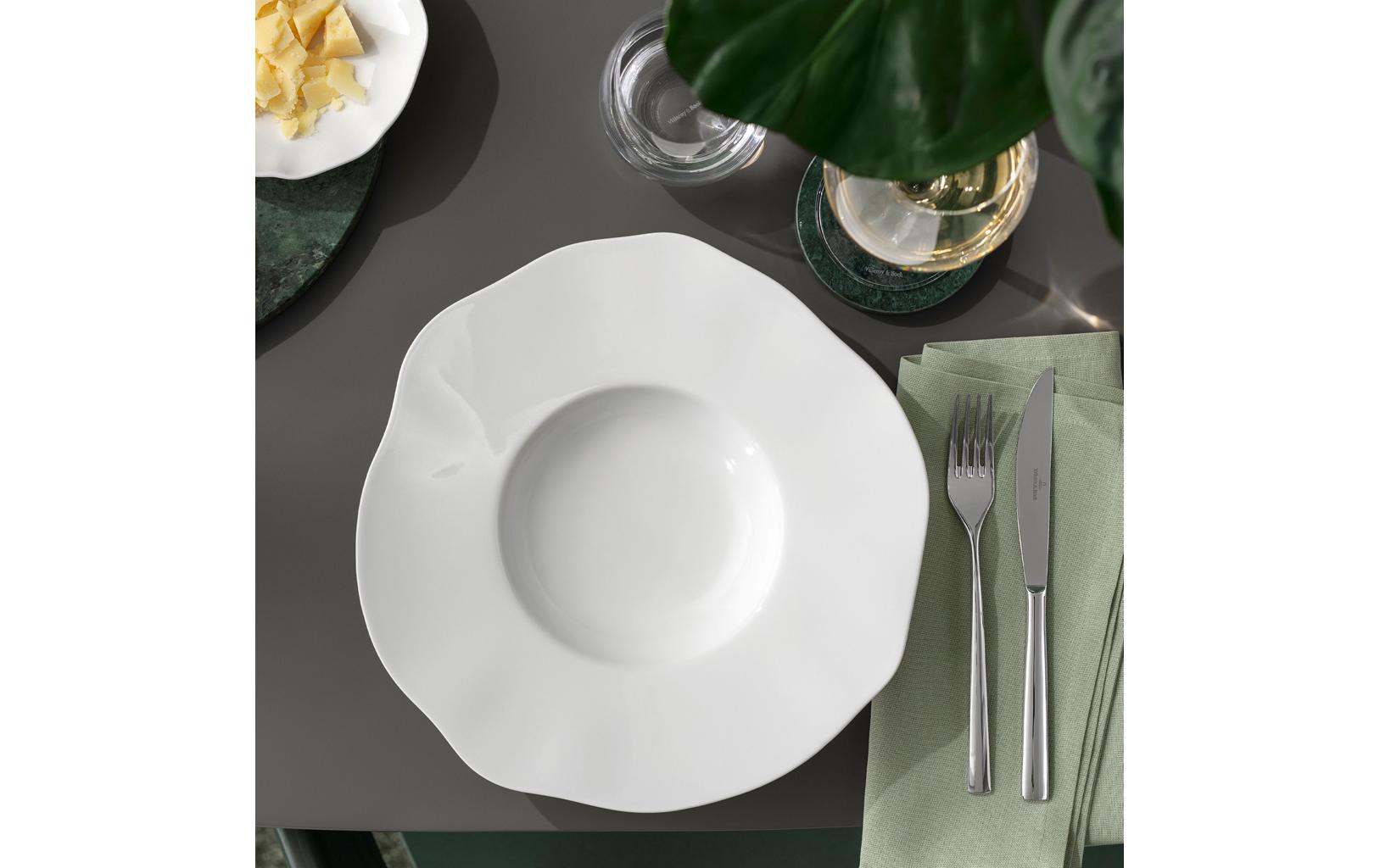 Villeroy & Boch Suppen- & Pastateller Pura – Ø 28,8 cm, Porzellan, spülmaschinenfest