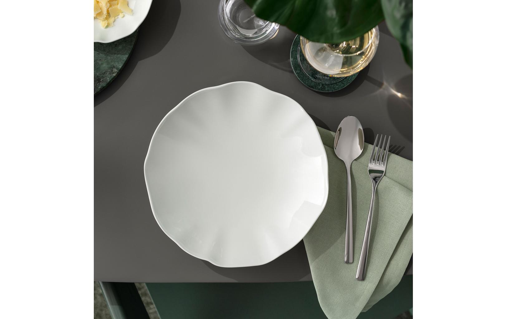 Villeroy & Boch Schale Pura – 360 ml, Ø 25 cm, Porzellan (New Bone China), spülmaschinenfest