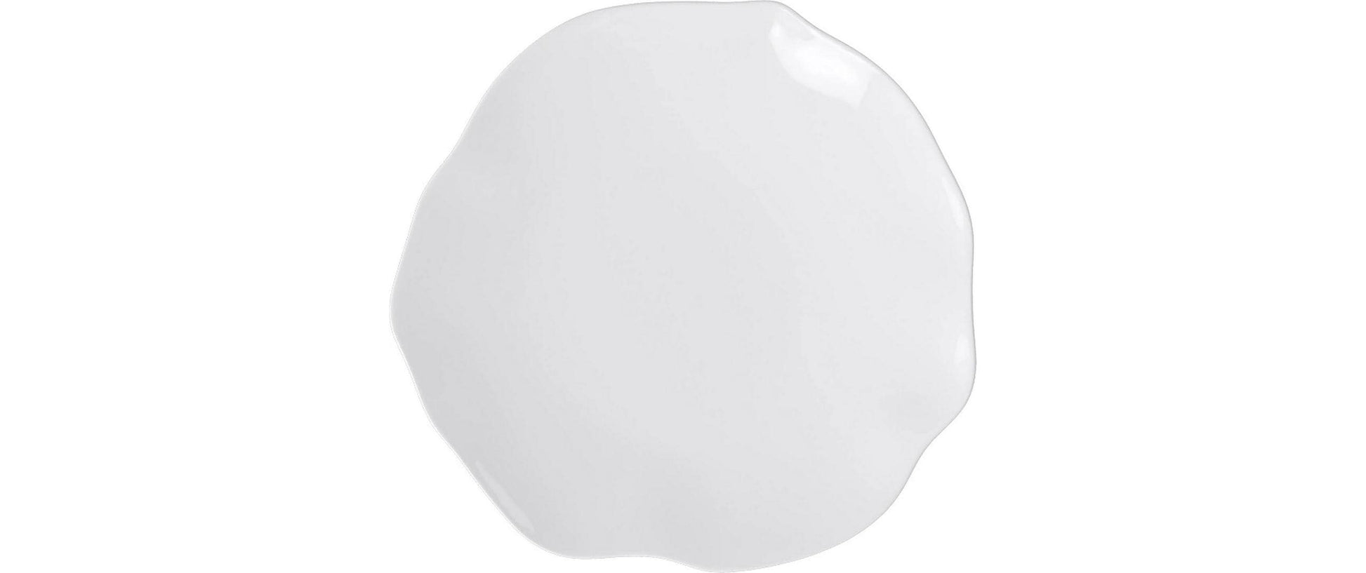 Villeroy & Boch Pura Platzteller – Ø 32,1 cm, H 2,8 cm, Porzellan, Weiss, spülmaschinenfest