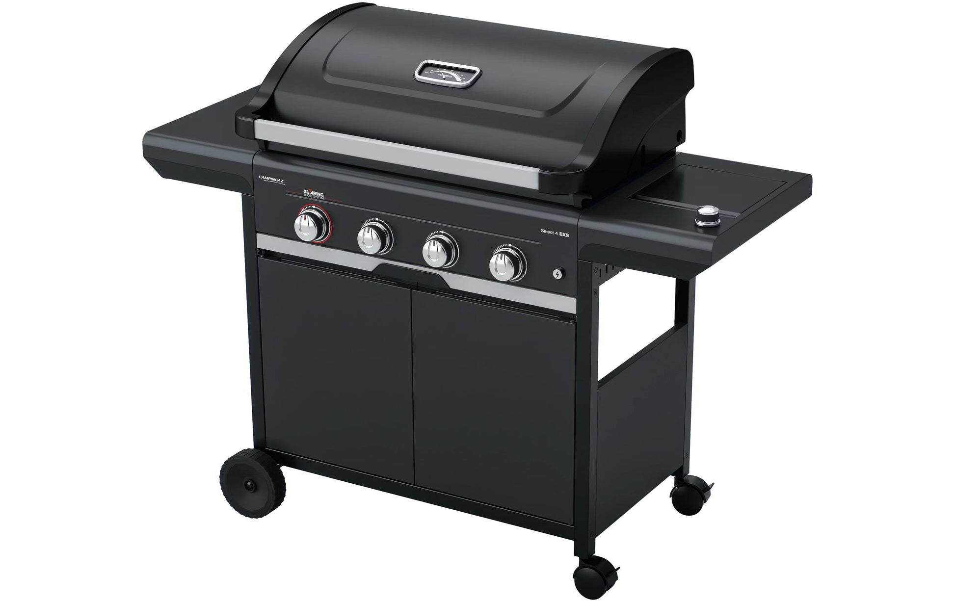 Campingaz Gasgrill Select 4 EXS SBS – 4 Brenner, 3000 cm² Grillfläche, 12,7 kW – Schwarz