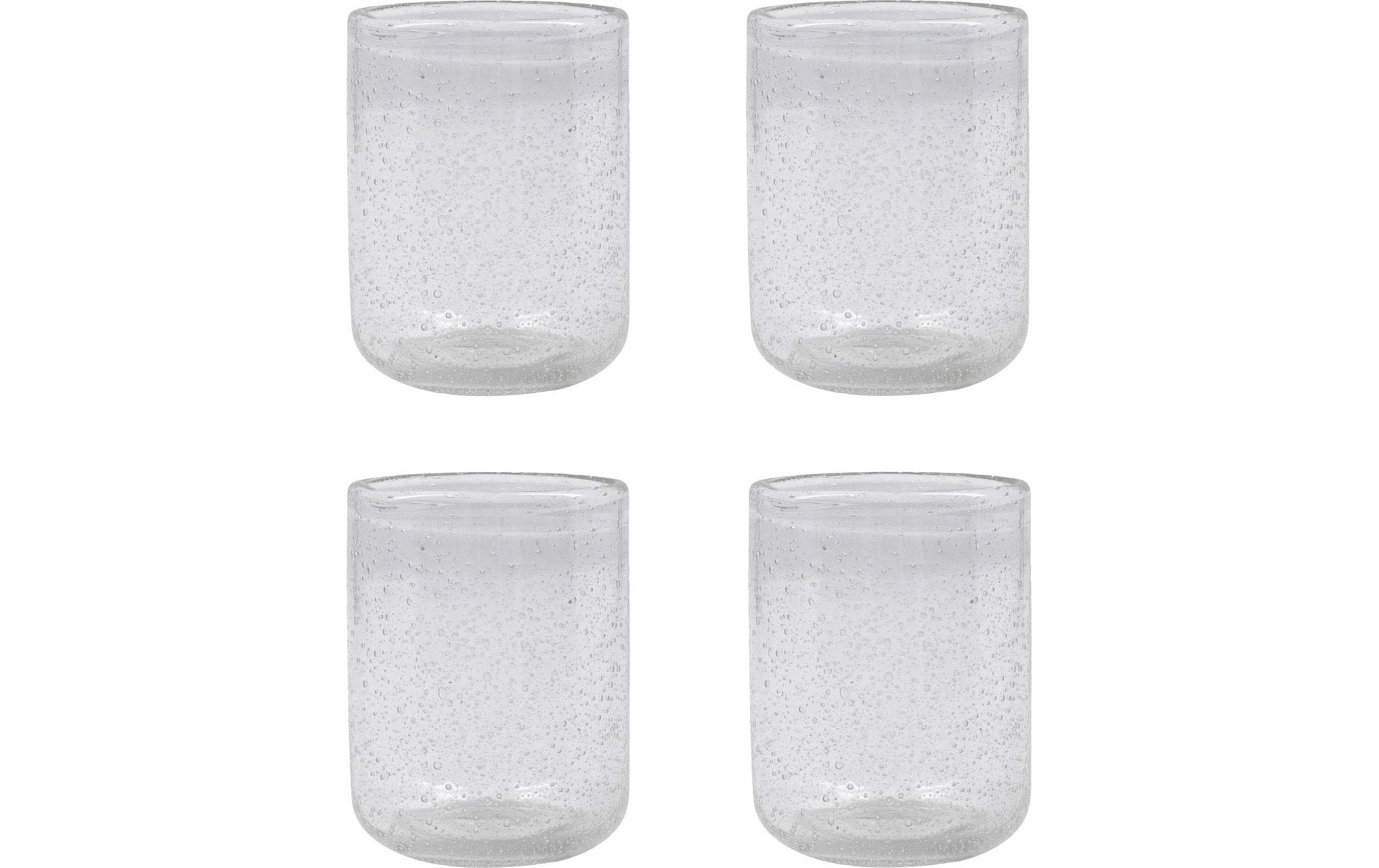Society of Lifestyle House Doctor Trinkgläser Rich – 4er Set, 400 ml, Ø 9,5 cm, H 11,0 cm, Glas, Transparent, spülmaschinenfest
