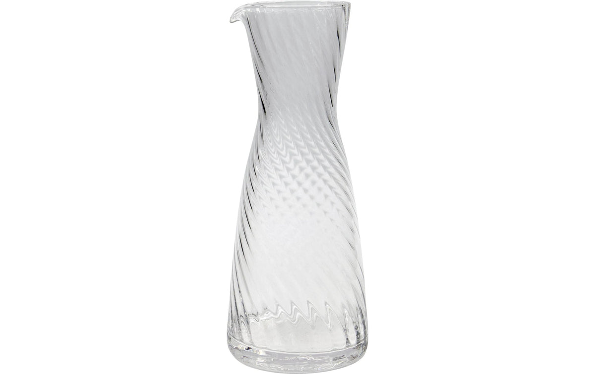 Society of Lifestyle House Doctor Karaffe Rill – 1 l, H 30 cm, B 24 cm, Glas, Transparent, spülmaschinenfest
