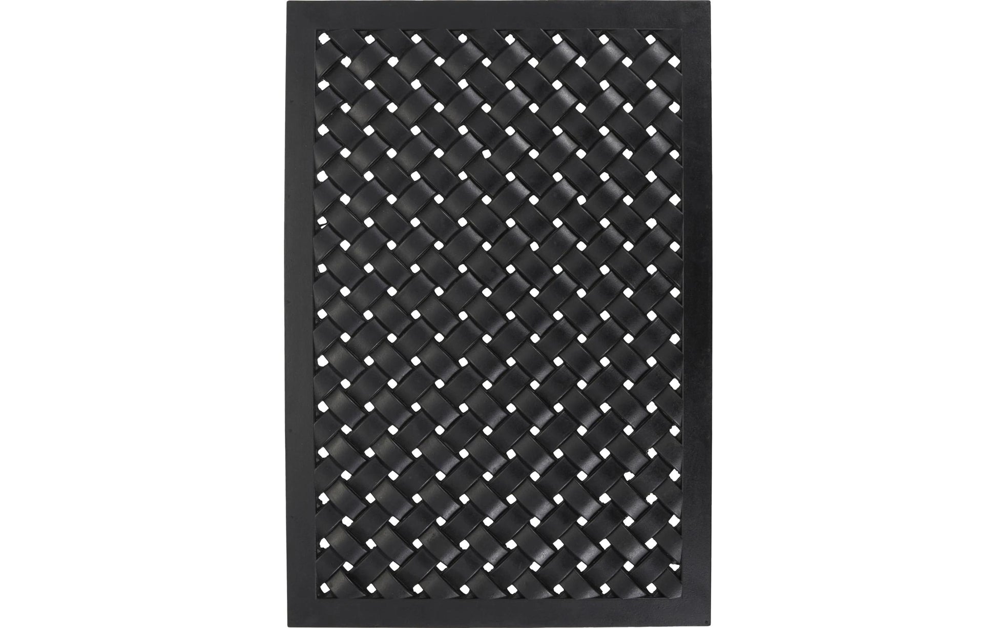 Society of Lifestyle House Doctor Bodenmatte Braid – Schwarz, Dicke 1,7 cm