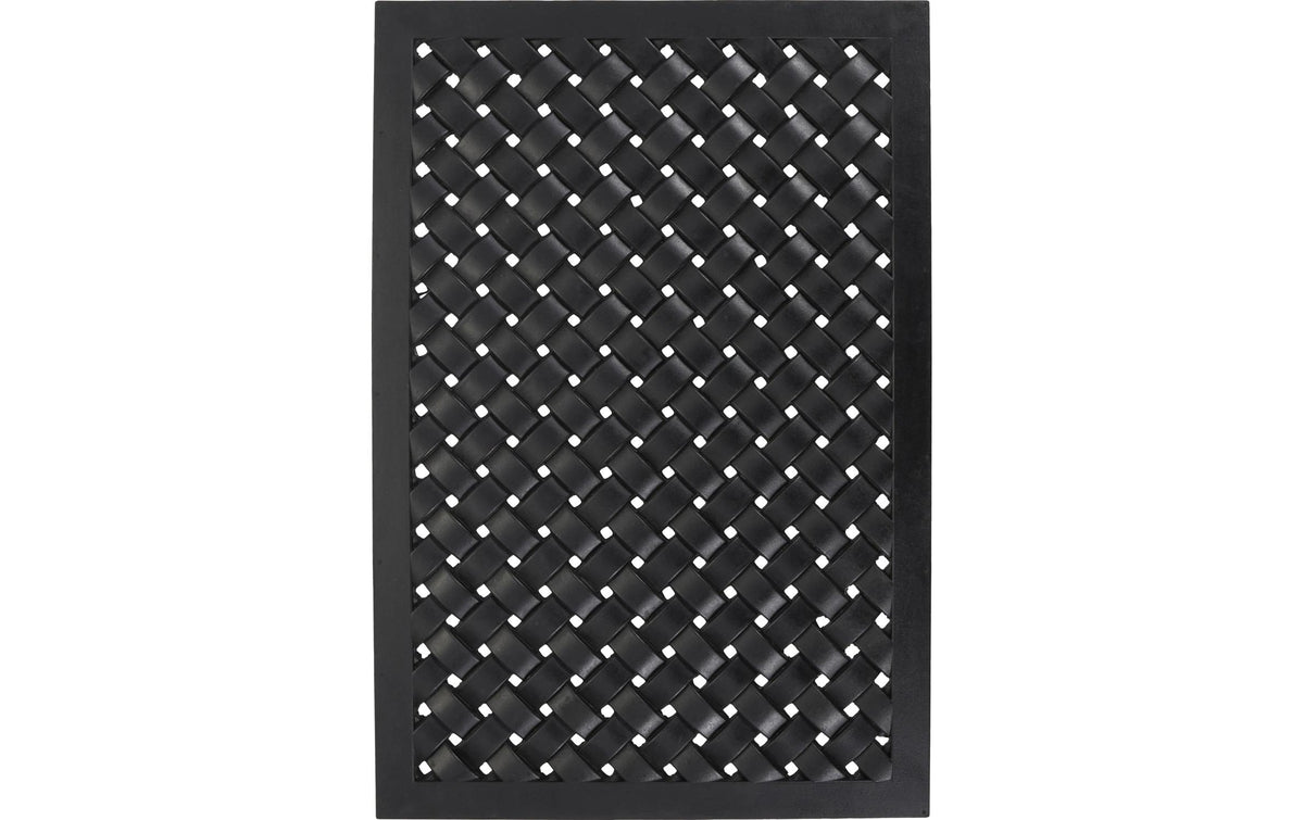 Society of Lifestyle House Doctor Bodenmatte Braid – Schwarz, Dicke 1,7 cm