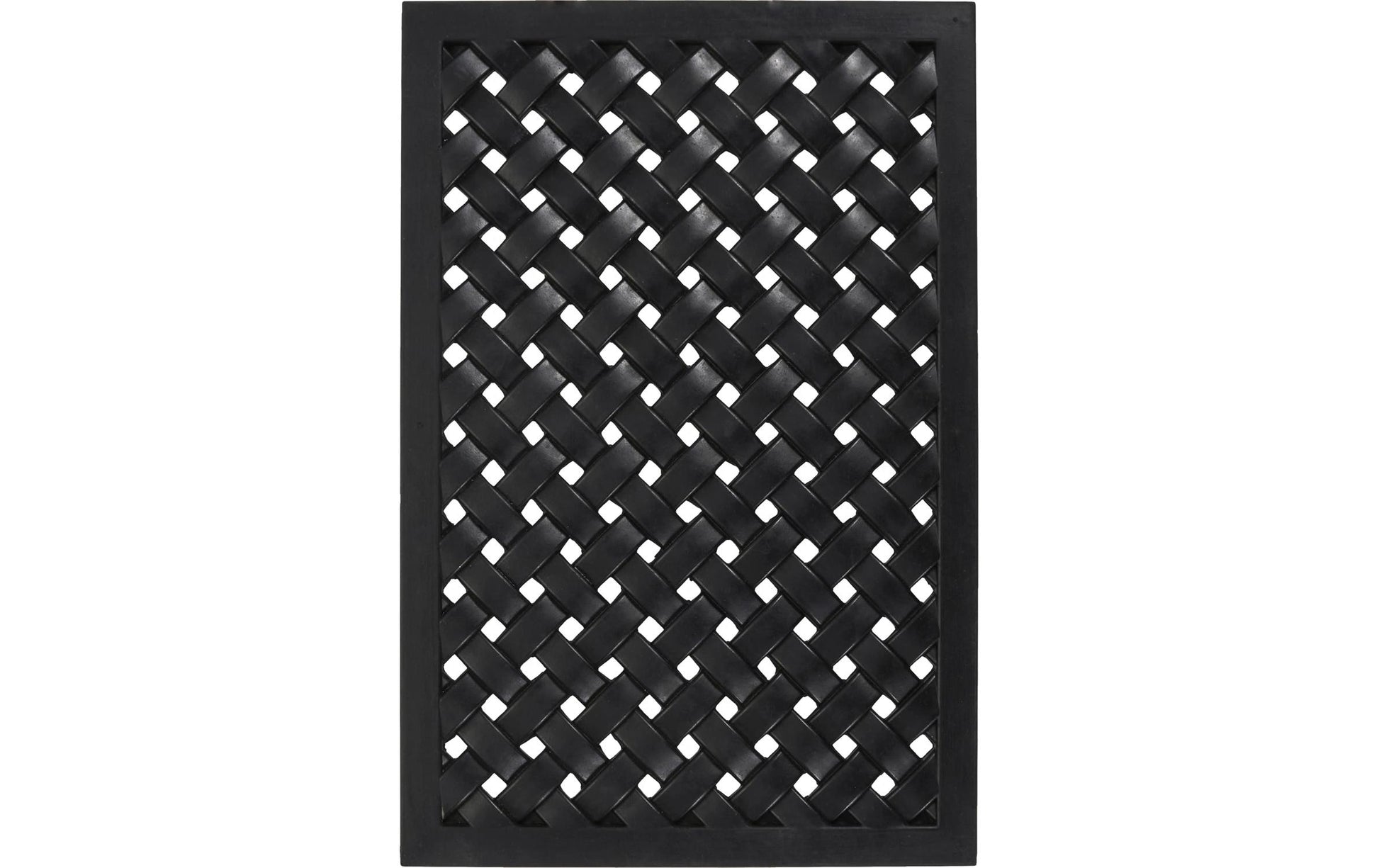Society of Lifestyle House Doctor Fussmatte Braid – 40 × 90 cm, 1,7 cm, schwarz