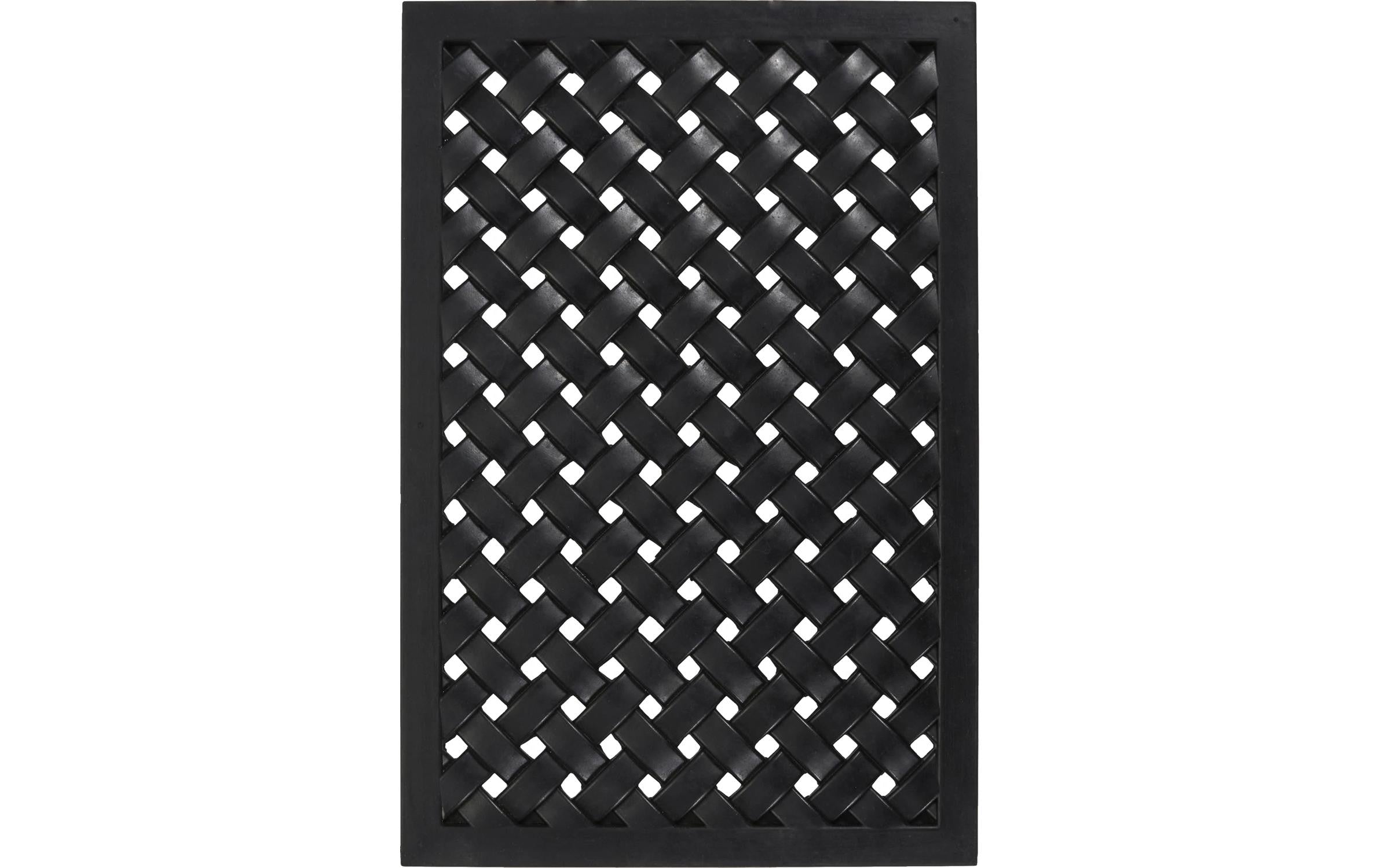 Society of Lifestyle House Doctor Fussmatte Braid – 40 × 90 cm, 1,7 cm, schwarz
