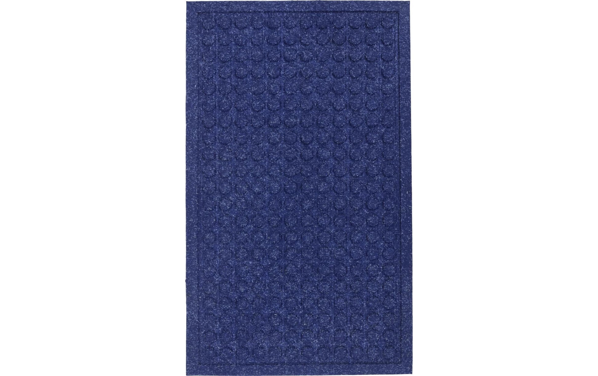 Society of Lifestyle House Doctor Fussmatte – 75 × 45 × 0,8 cm – Polypropylen & Gummi, rutschfest, Blau