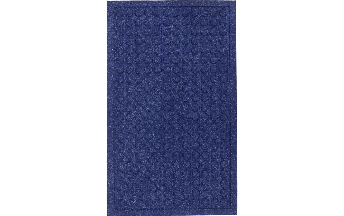 Society of Lifestyle House Doctor Fussmatte – 75 × 45 × 0,8 cm – Polypropylen & Gummi, rutschfest, Blau