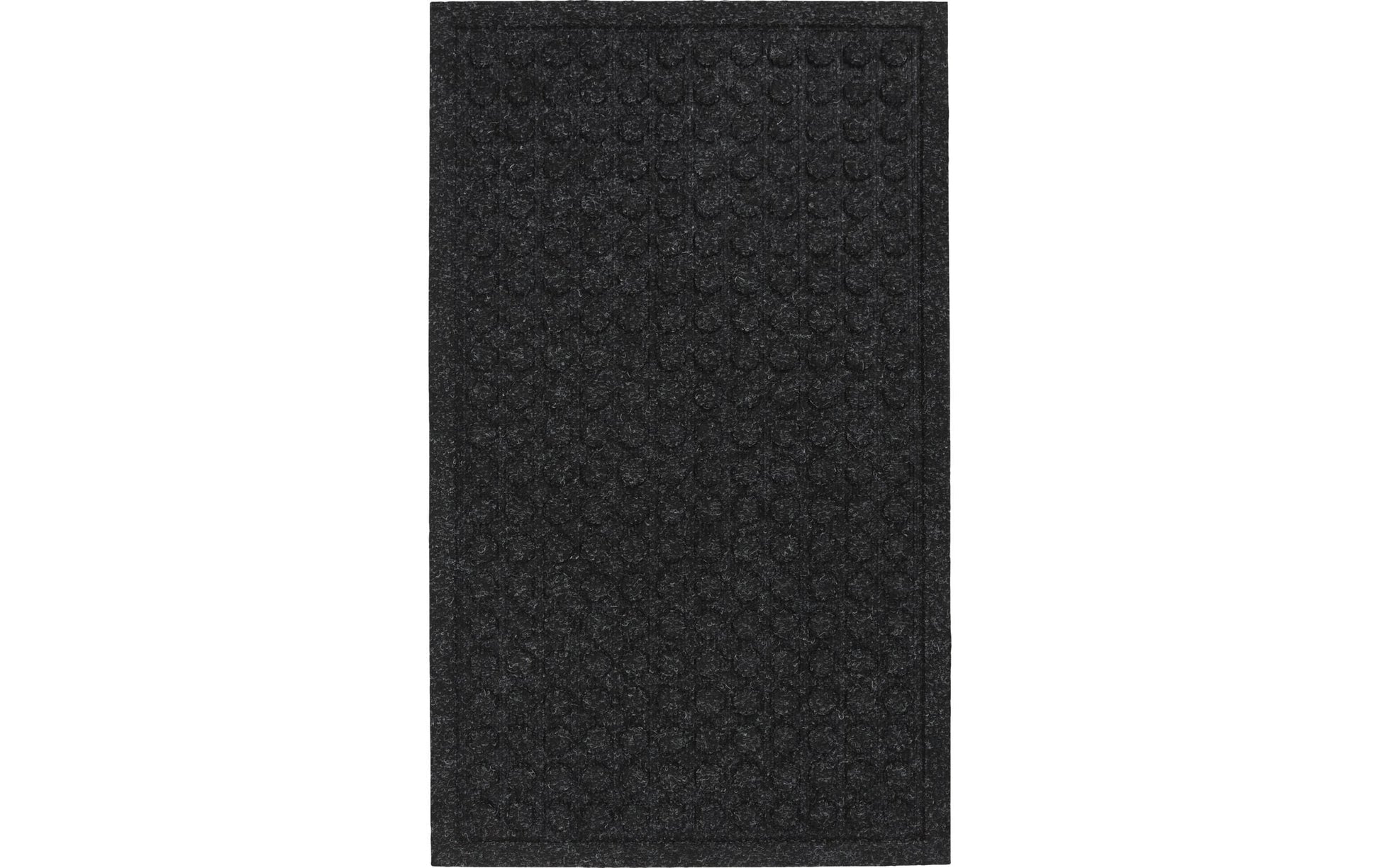 Society of Lifestyle House Doctor Entry Fussmatte – 75 × 45 × 0,8 cm – Gummi & Polypropylen, Schwarz