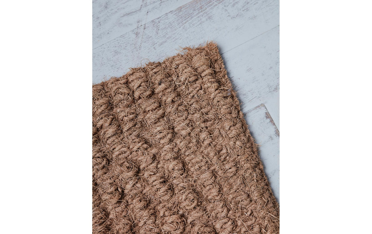 Society of Lifestyle House Doctor Bodenmatte Clean – 85 × 130 cm, Nature, Kokosfaser/Recyceltes Gummi