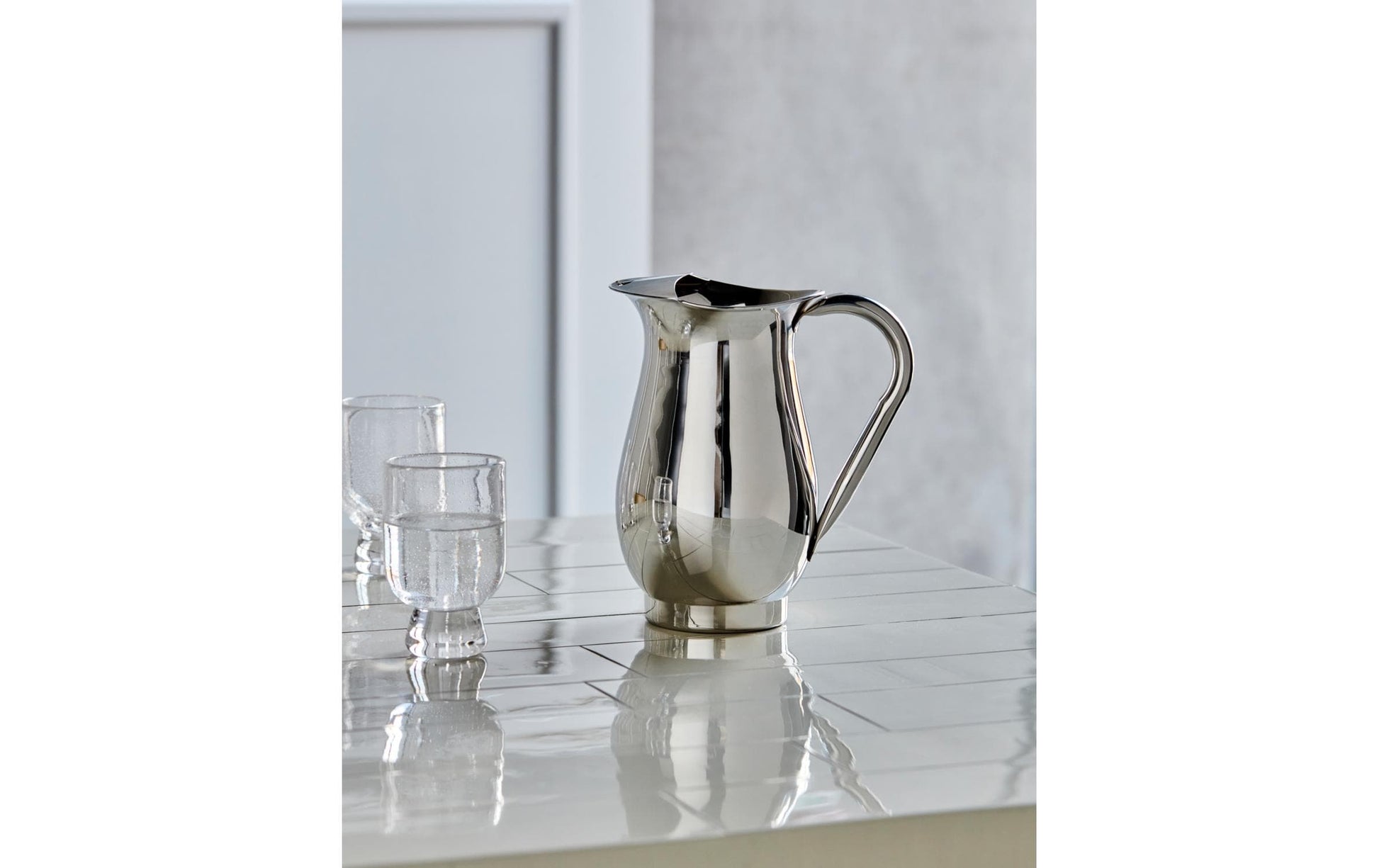 Society of Lifestyle House Doctor Krug – 6,5 l, 12,0 × 21,5 × 22,0 cm, Edelstahl, Silber