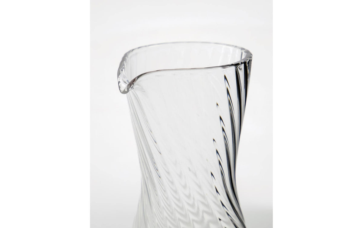 Society of Lifestyle House Doctor Karaffe Rill – 1 l, H 30 cm, B 24 cm, Glas, Transparent, spülmaschinenfest